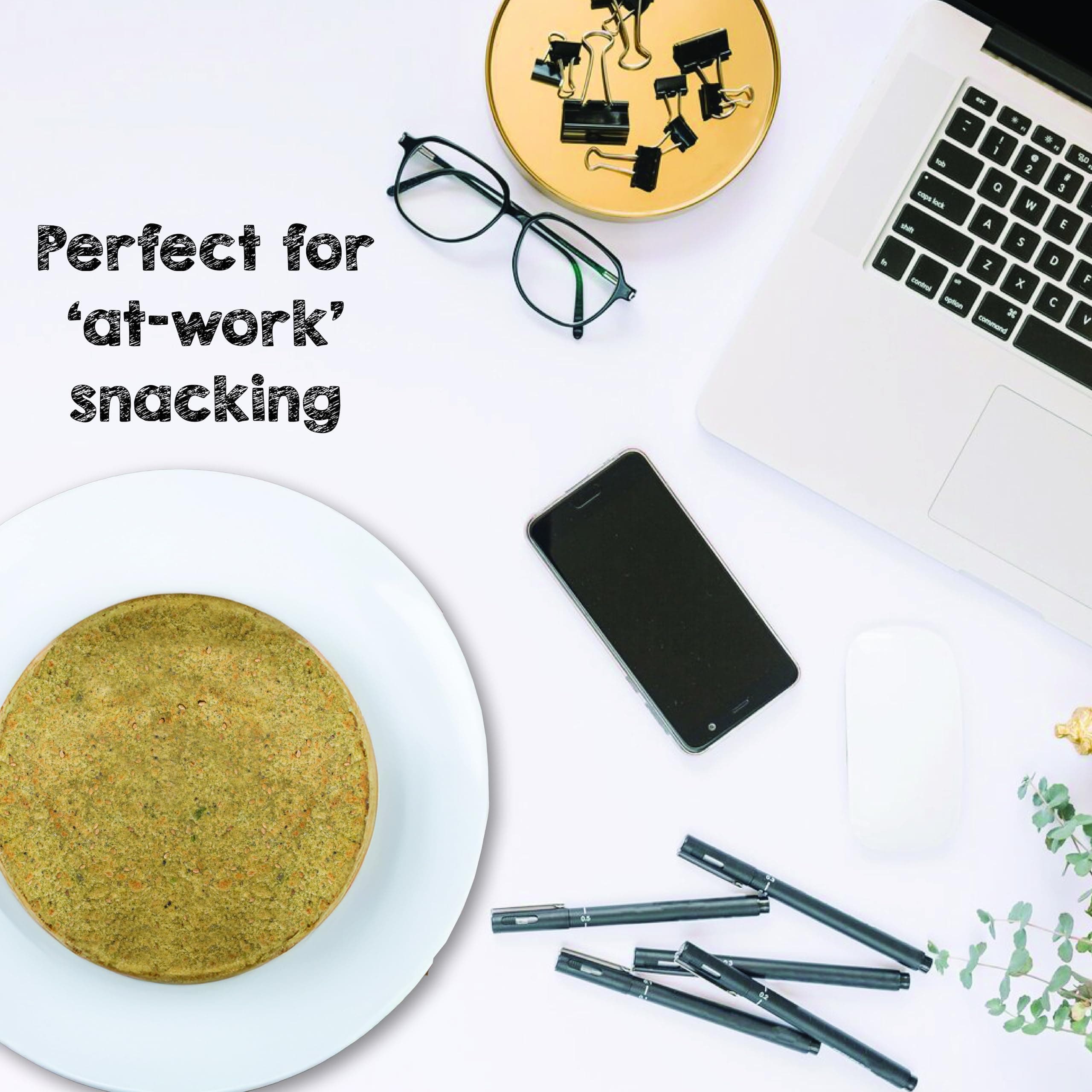 SelfCare By Suman Agarwal Green Gram Khakhra Pack of 1 250g | Roasted-Healthy-Snacks-Crackers-Namkeen-Grocery | Crispy & Chatpata - Tae time - Eat with Dip | Gluten Free - Jain & Travel Friendly — image 4