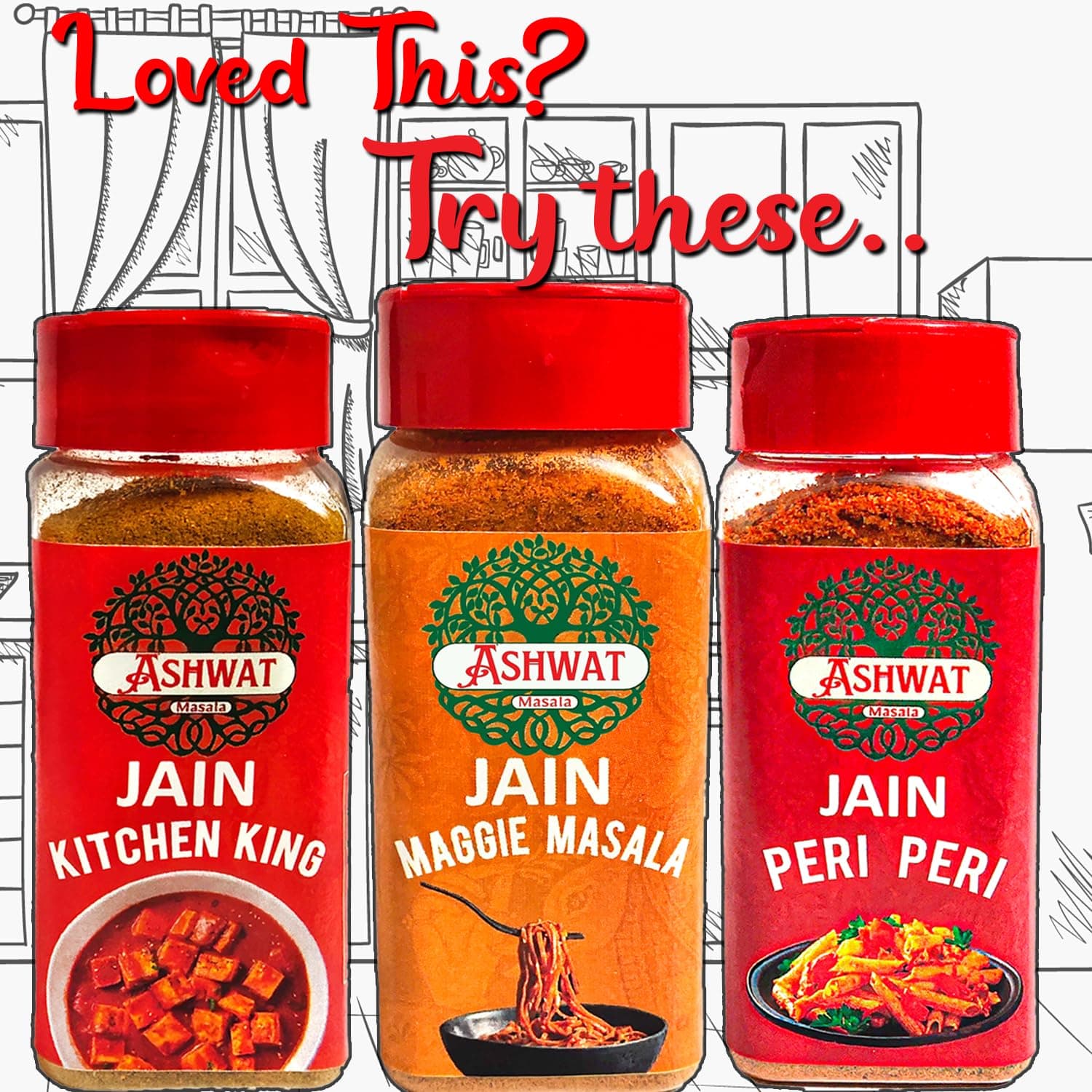Ashwat Jain Korean Kimchi Masala - No Onion No Garlic - Multipurpose Seasoning for Popcorn, Pizza, Noodles, Ramen (90 gm) — image 5