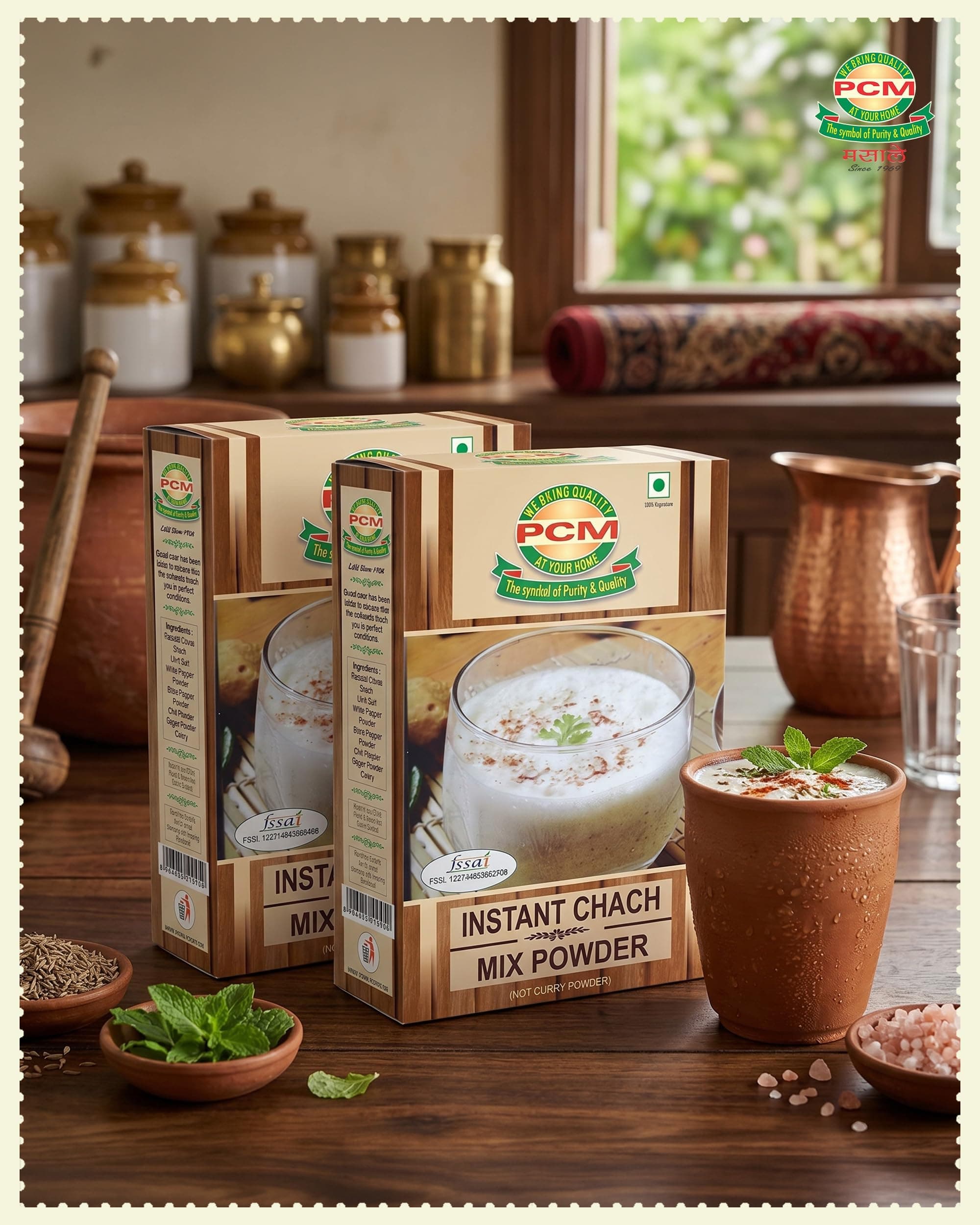 PCM Chach Masala Powder - 100g | Authentic Indian Spice for Refreshing Buttermilk, Lassi & Raita — image 4