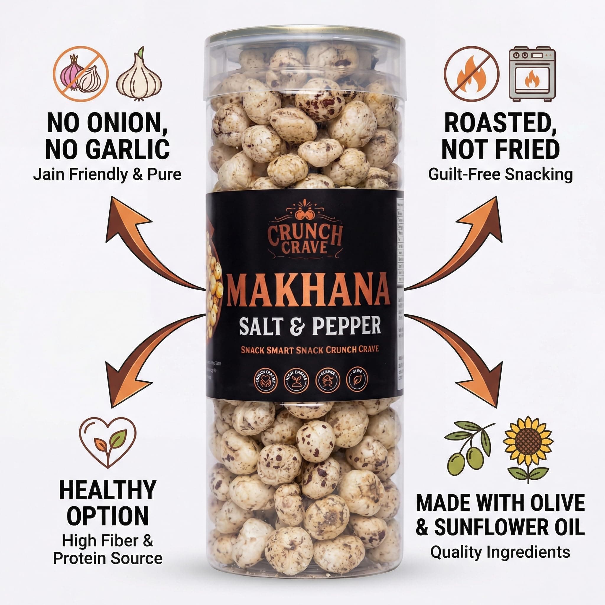 Sweet Falahari Mixture | Upwas-Friendly Snack | Oil-Free Farari Chiwda | No Onion, No Garlic Farali Namkeen | Healthy Vrat Upwas Fast Namkeen | No Cholesterol No Transfat Healthy Snack for Fasting — image 4