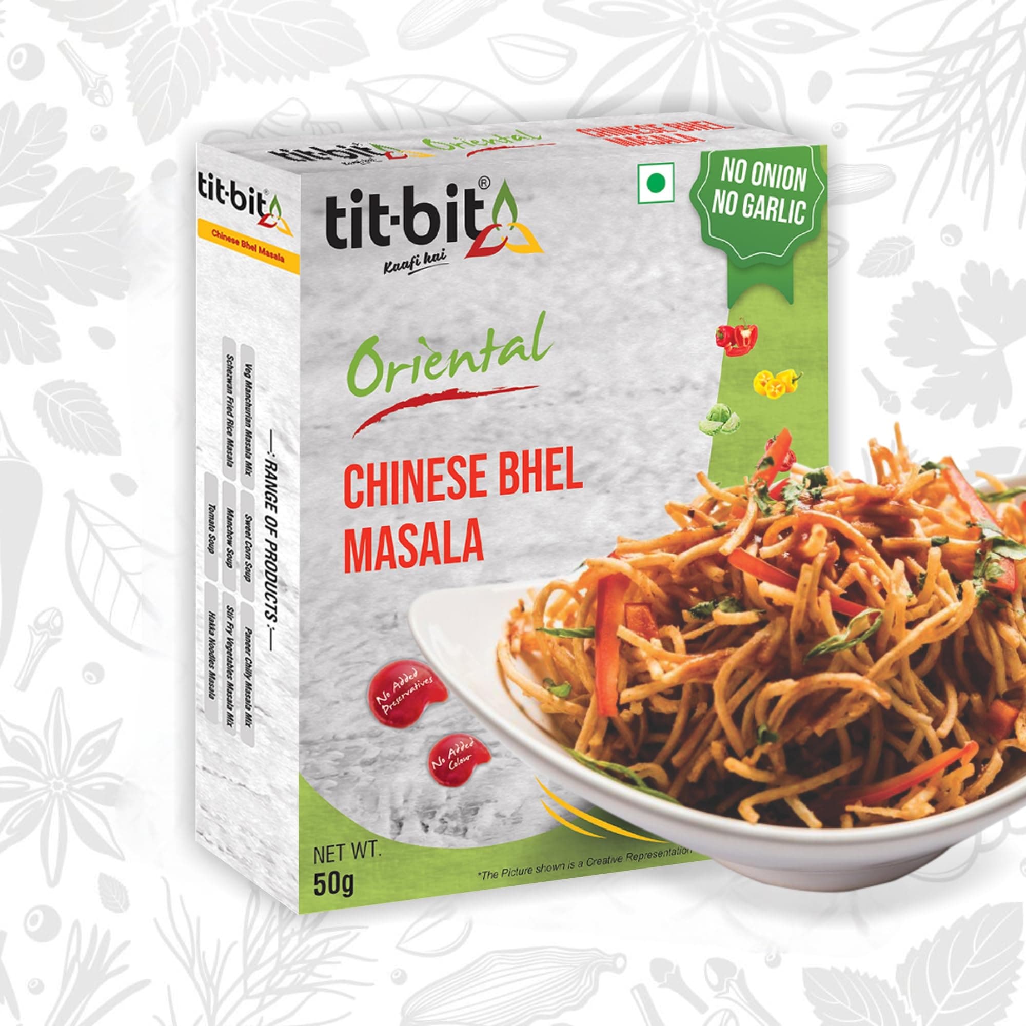 Tit-Bit Oriental - No Onion No Garlic Chinese Masala's Easy to Cook (Jumbo Combo),8 Count — image 8