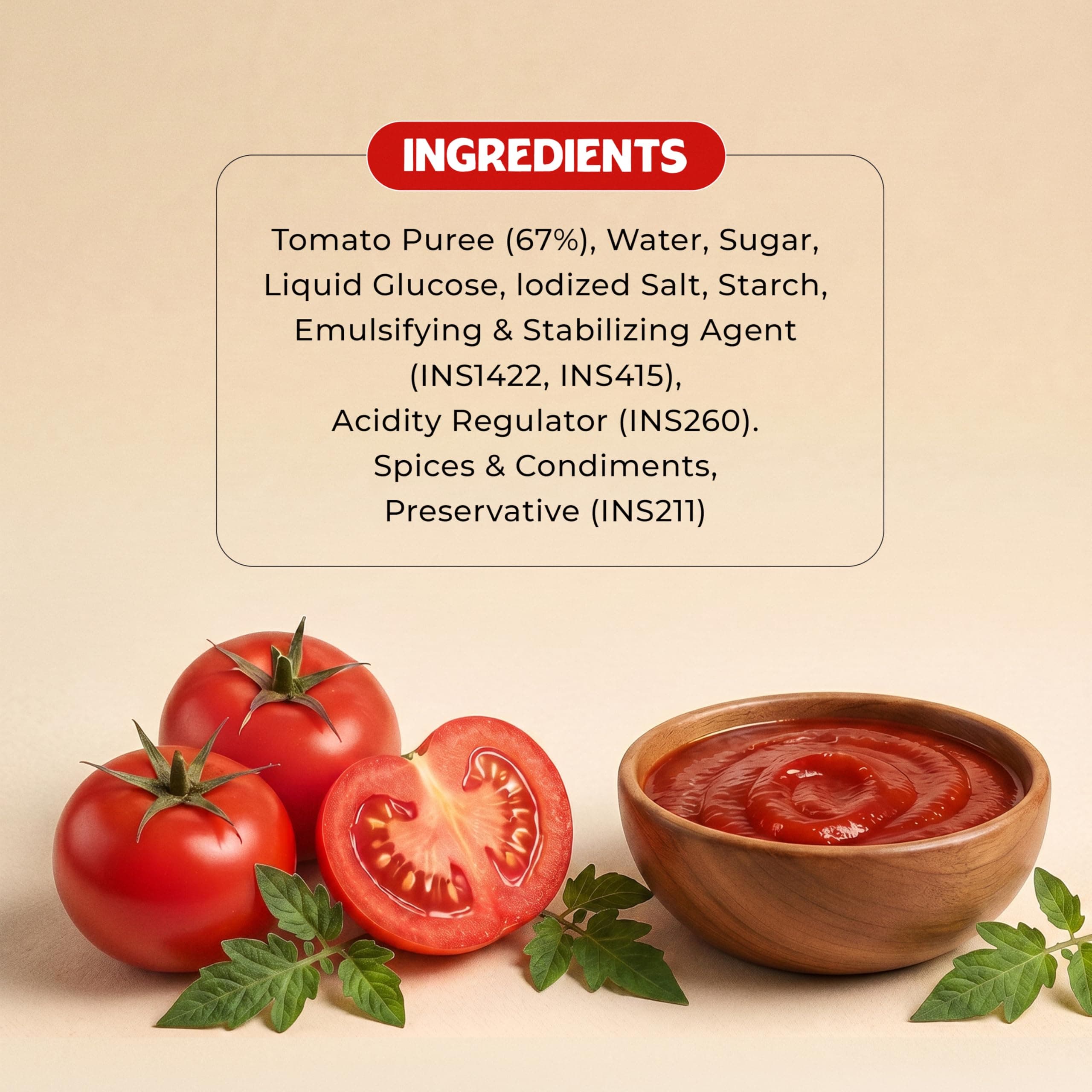 Surabhi Tomato Ketchup 900g Pouch | No Onion No Garlic | No Artificial Colours & Flavours — image 5