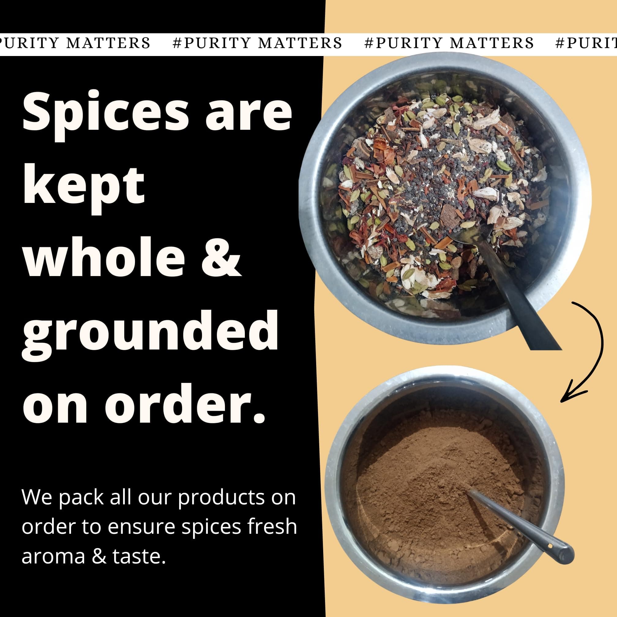 Indiana Organic Garam Masala Powder – Roasted Whole Spice Blend |150 Gram | Freshly pack on order | No Red chilli garam masala | No onion and garlic. — image 6