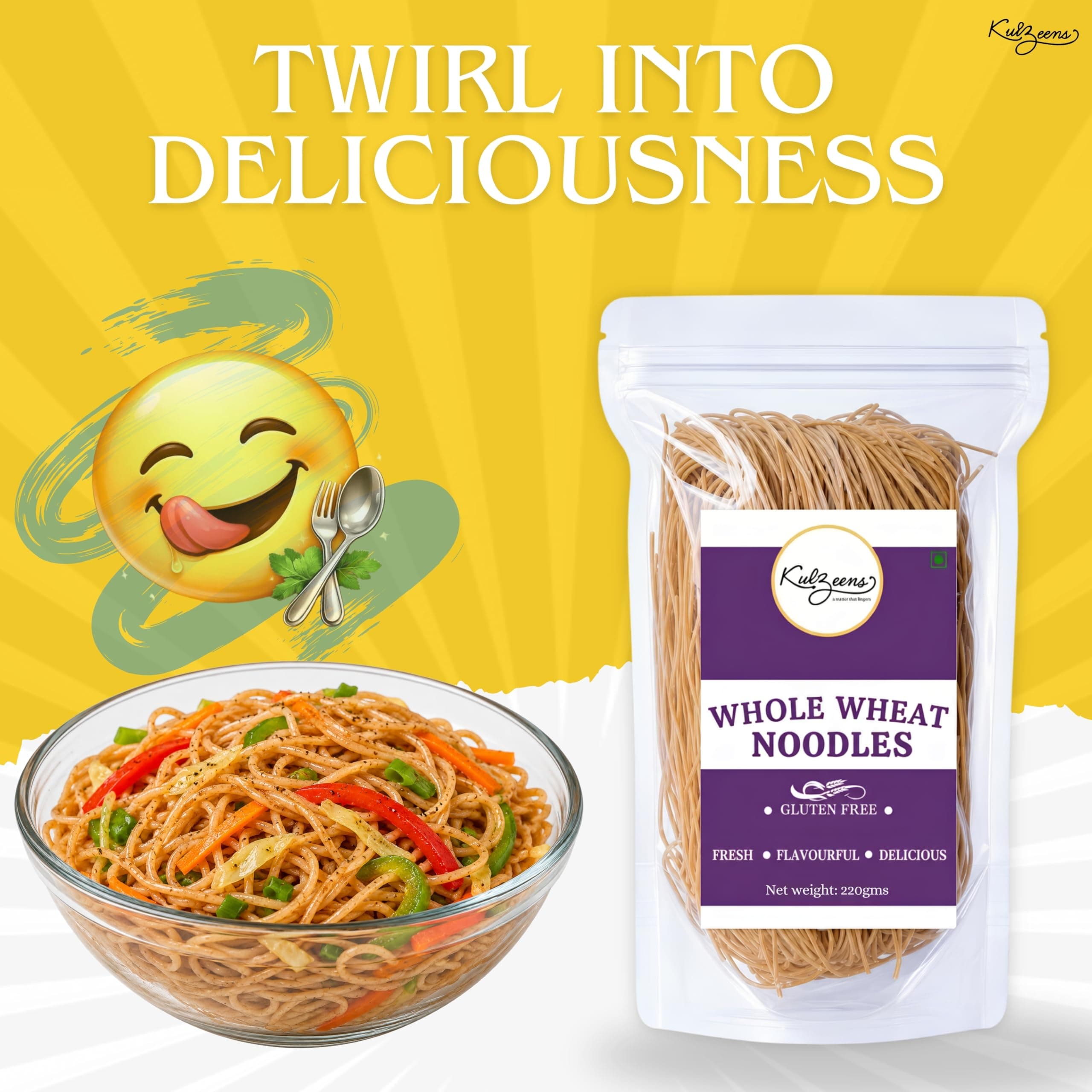Millet Me by Kuizeens Whole Wheat Noodle - 110G |Protein & Fiber-Rich | Gluten-Free Delight | Easy-to-Make | No MSG | No Preservatives | Vegan & Wholesome |Jain | No Onion & Garlic — image 8