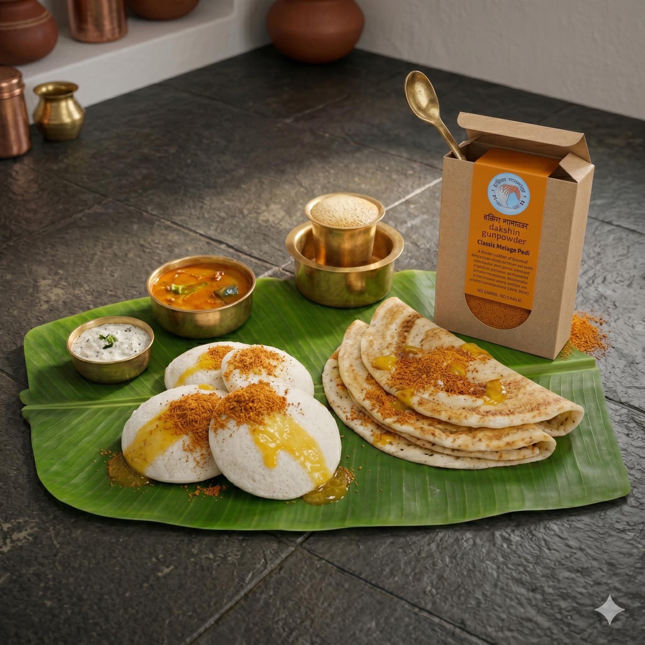 Do Chutki Gunpowder Classic Molaga Podi 100g | Gun Powder Podi Masala South Indian | Idli Dosa Chutney Powder | No Onion No Garlic — image 5