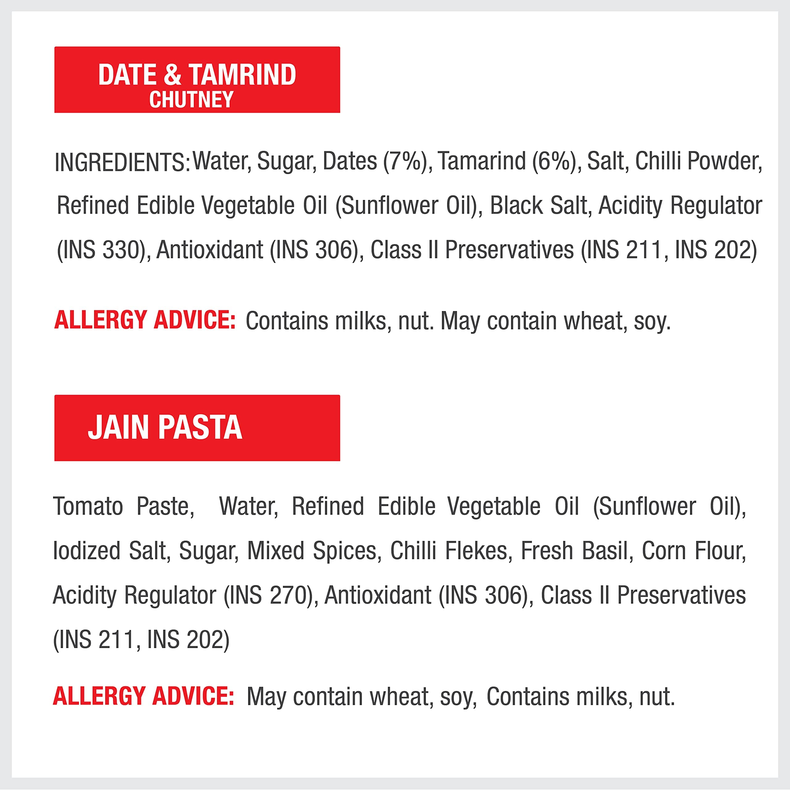 Zissto Jain Pasta Italian Sauce, Jain Schezwan Desi Chinese Sauce, Jain Makhani Butter Cooking Gravy, Date and Tamarind Sauce| No Onion No Garlic | Ready to Cook | Combo Pack of 4-250gm Each Bottle — image 6