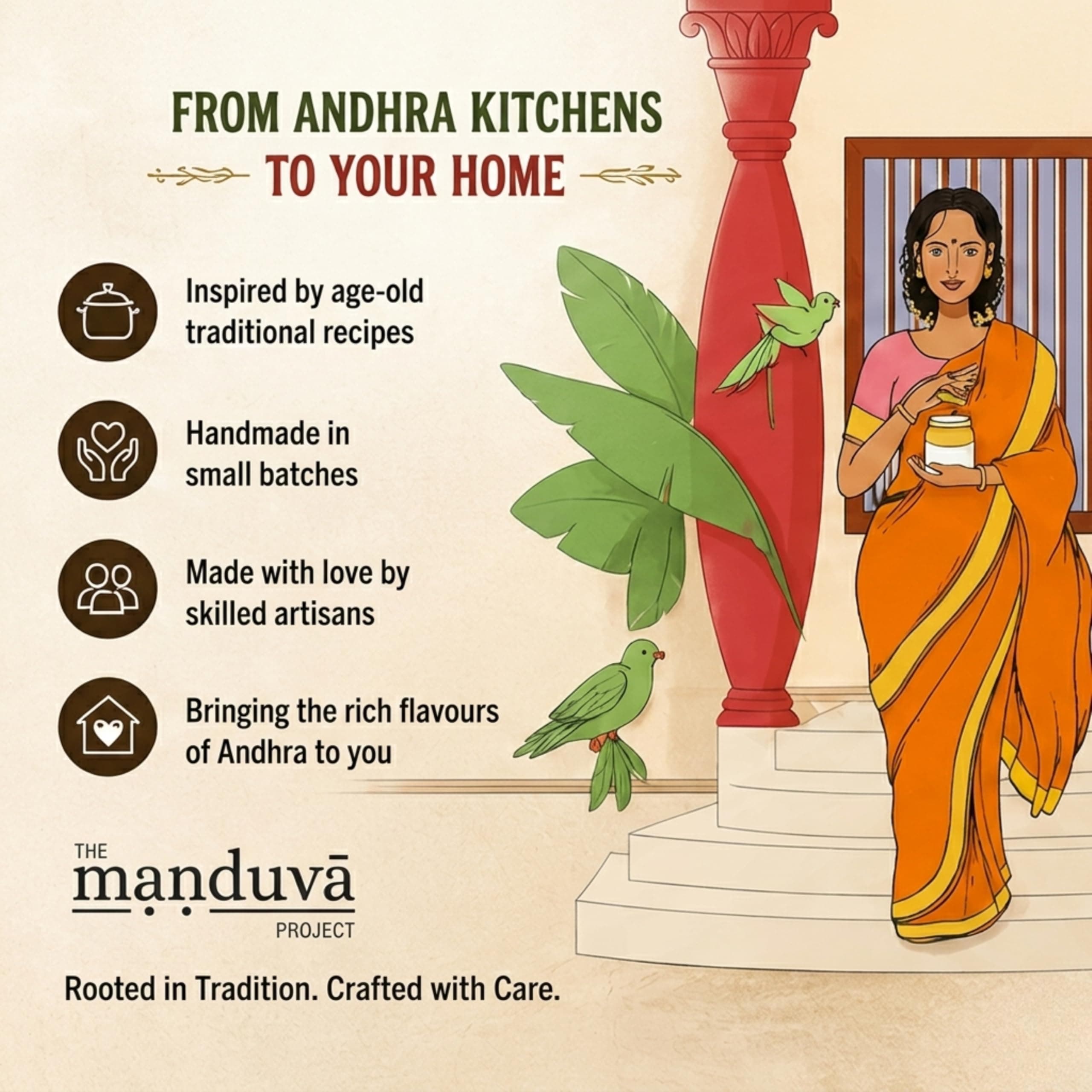 The Manduva Project Andhra Sorrel Sev Namkeen 150g | Jain No Onion No Garlic | Authentic Gongura Leaves Sev Namkeen | Crunchy Snack | Handmade Traditional Recipe | No Preservatives — image 4