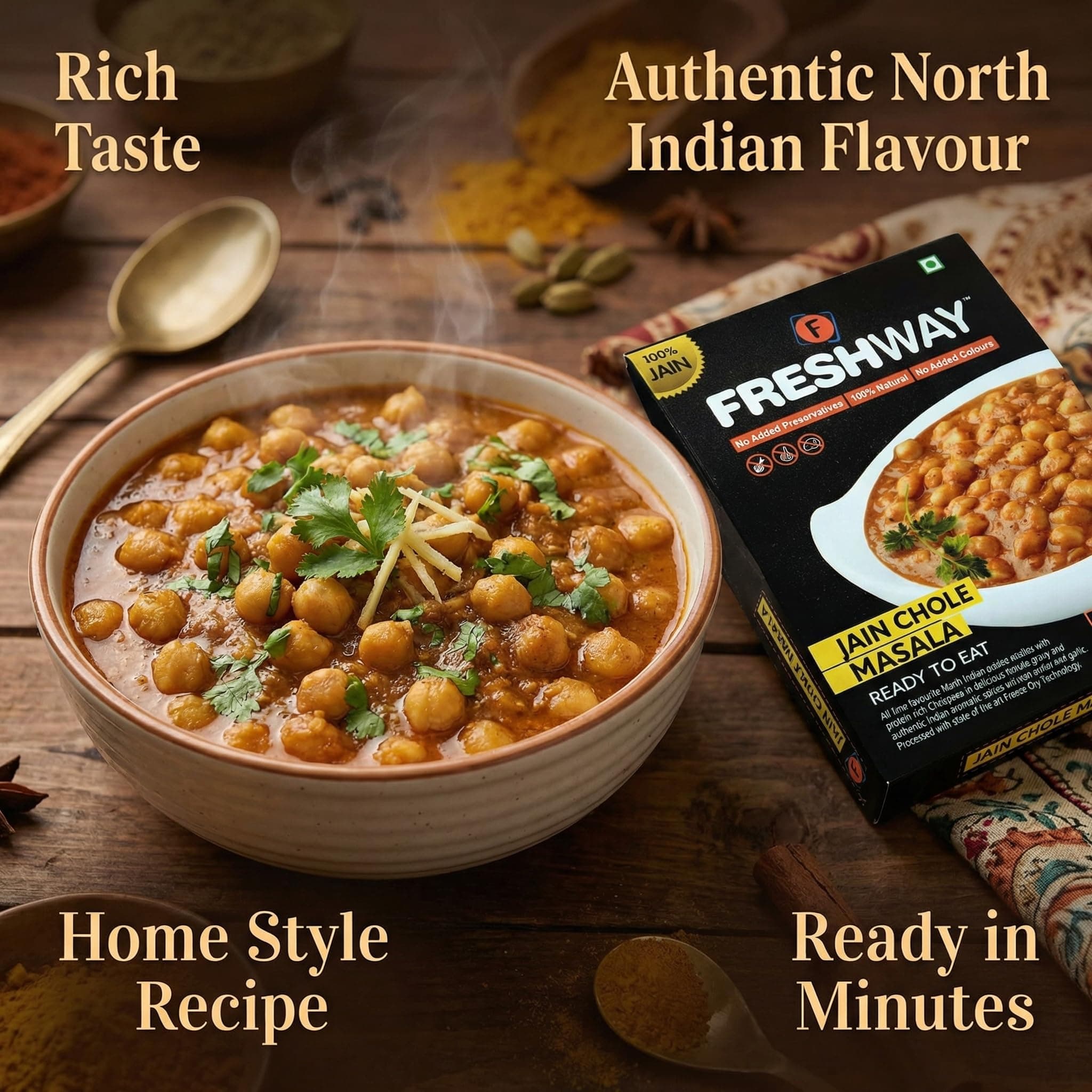 Freshway Jain Chole Masala Combo Pack of 2 — image 4