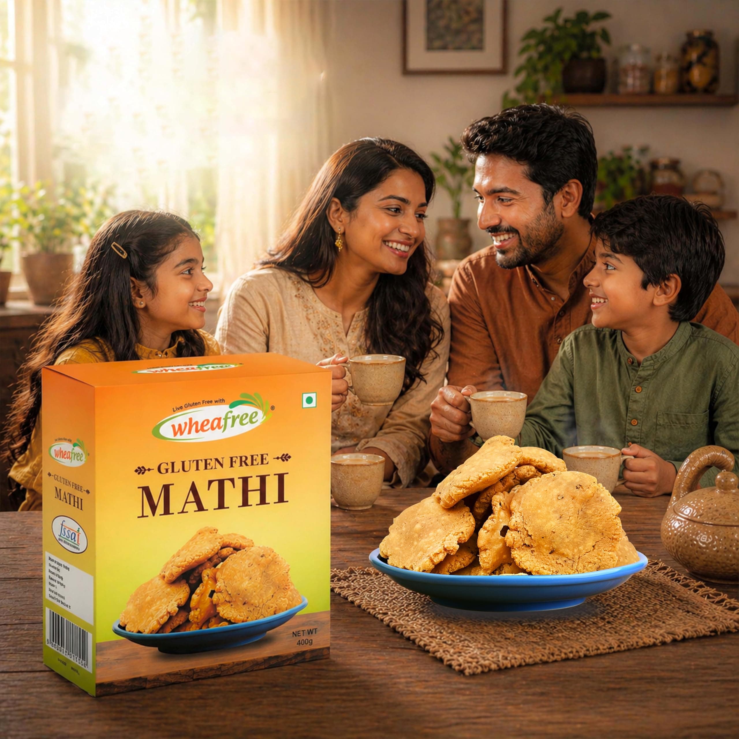 Wheafree Gluten Free Mathi (400g) | Delicious, Ready to Eat Indian Snacks | Tasty Crispy and Crunchy Savoury | Lactose Free | Best Tea Time Savoury Snacks — image 7