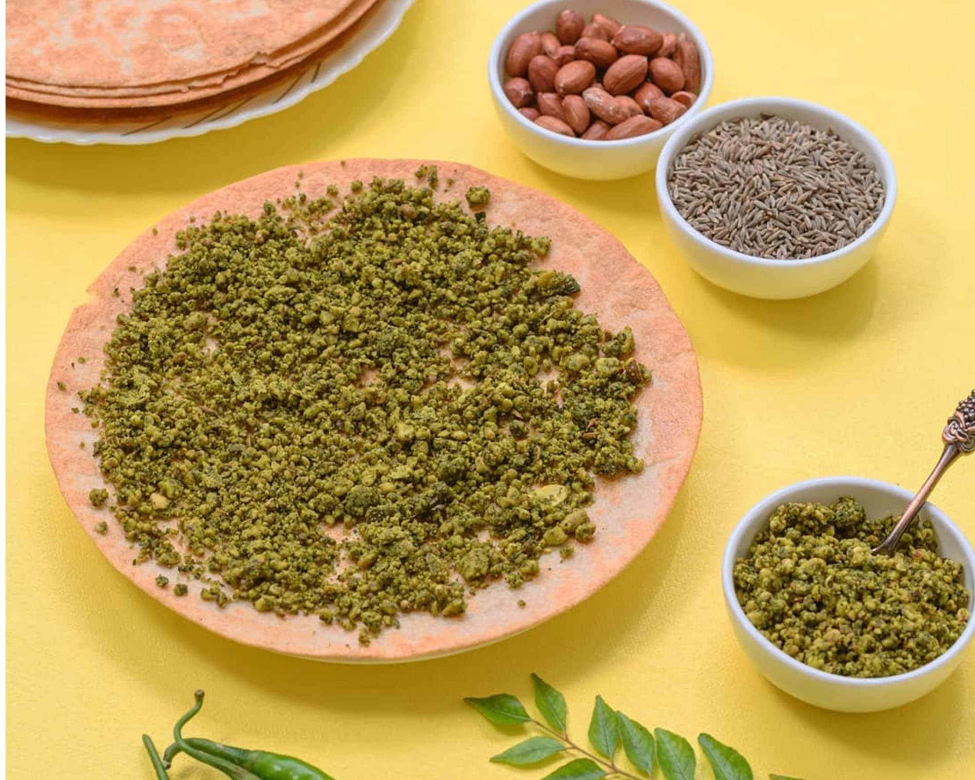 SATWIKAM Curry Leaves Peanut Chutney (No Onion No Garlic; 200gmsX1pack); Shelf Life=6M — image 5
