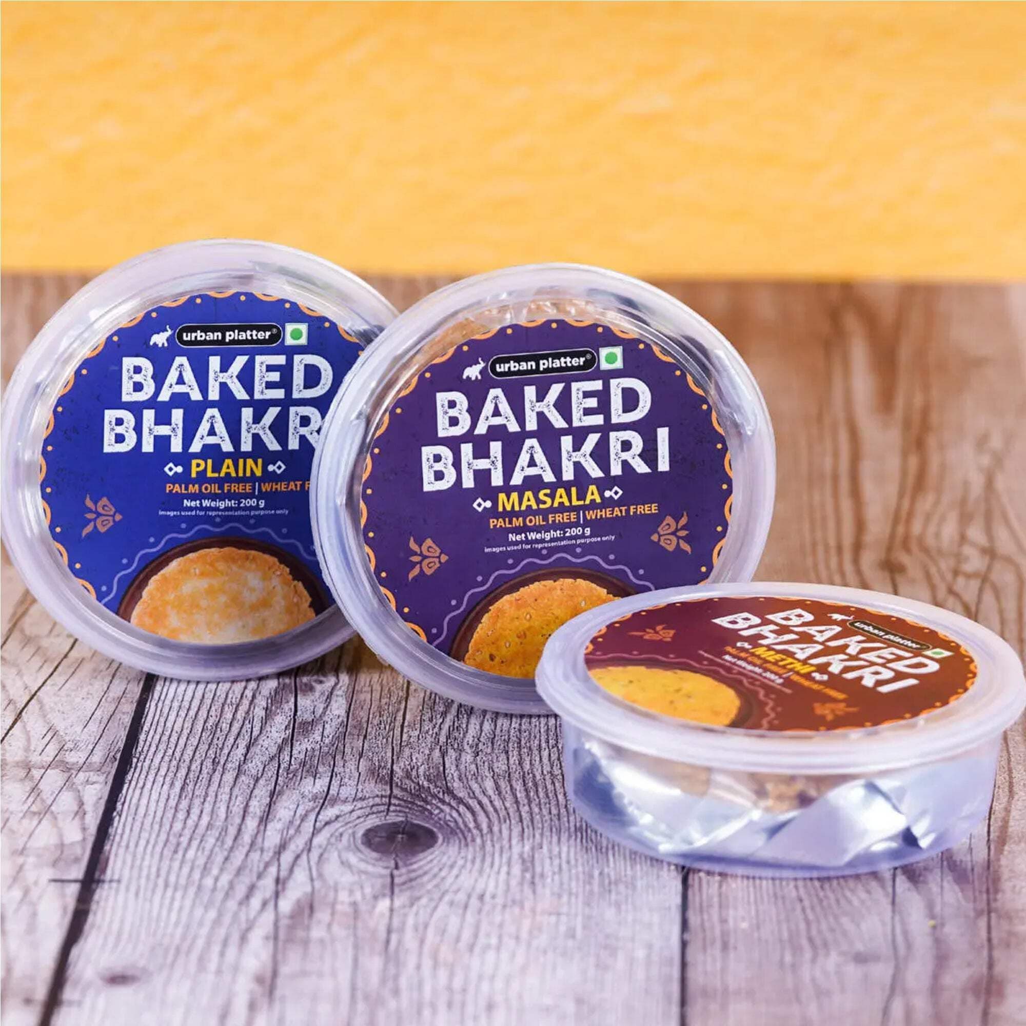 Urban Platter Baked Masala Bhakri, 200g (Wheat Free, Traditional Gujarati Snack) — image 7