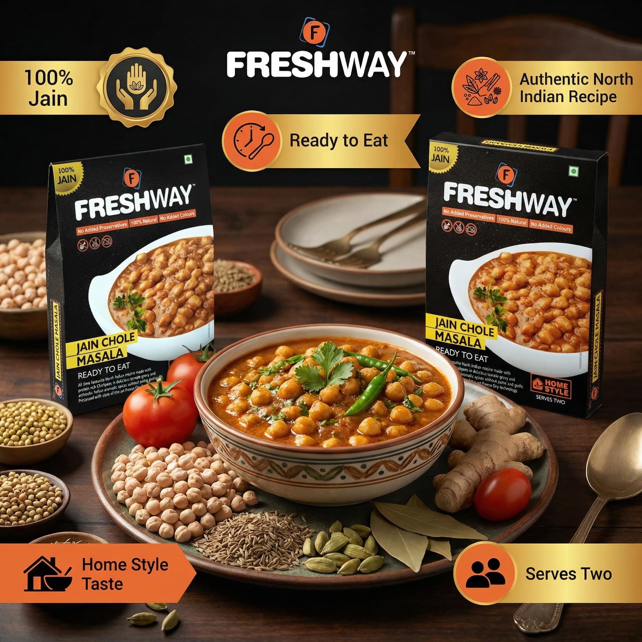 Freshway Jain Chole Masala Combo Pack of 2 — image 6