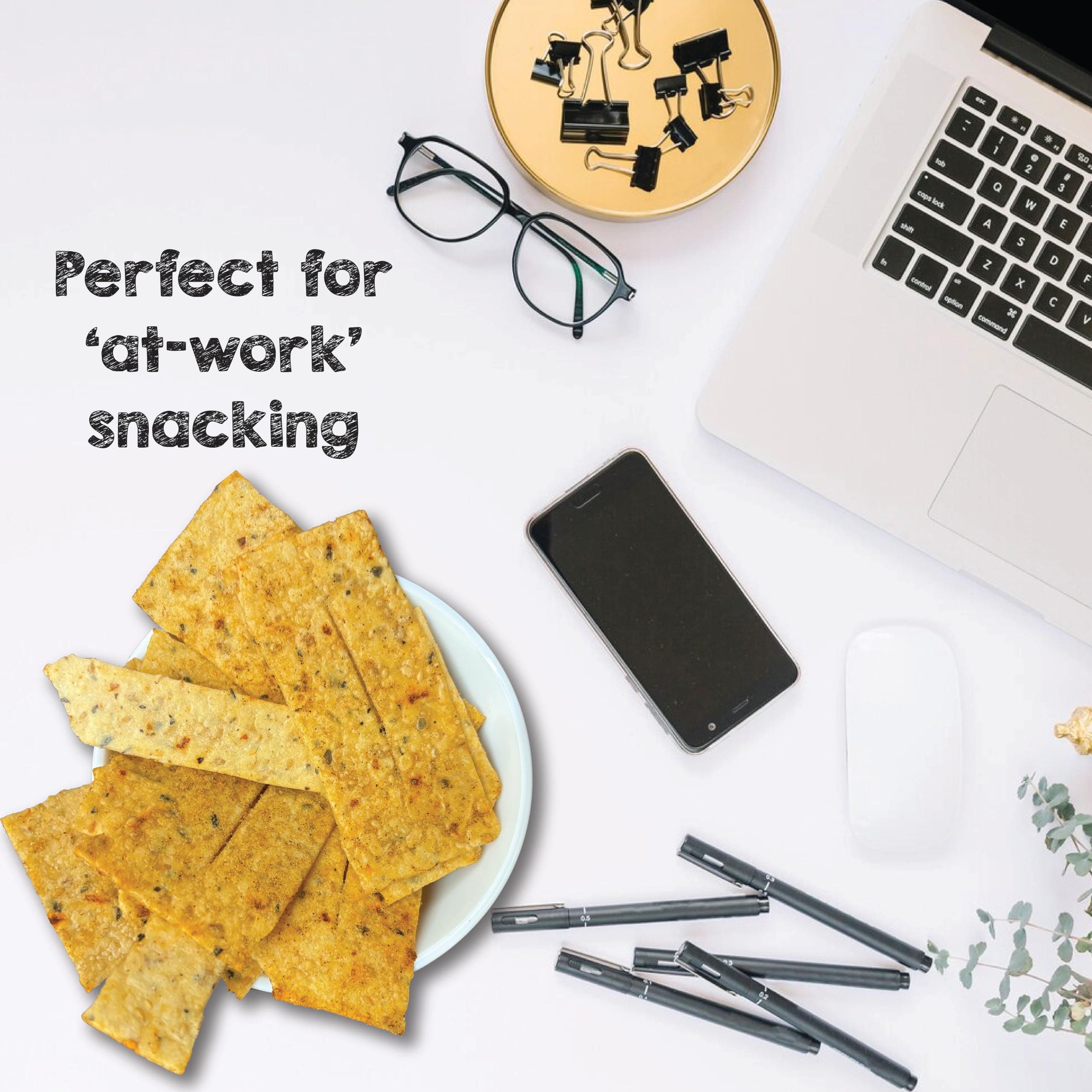 SelfCare By Suman Agarwal Roasted Rice & Spice Lavash - 100g (Pack of 1) | Healthy-Snacks-Namkeen-Grocery | Crispy - Tea time - Eat with Dip | Jain & Travel Friendly - Vegan | No Added Preservatives — image 4