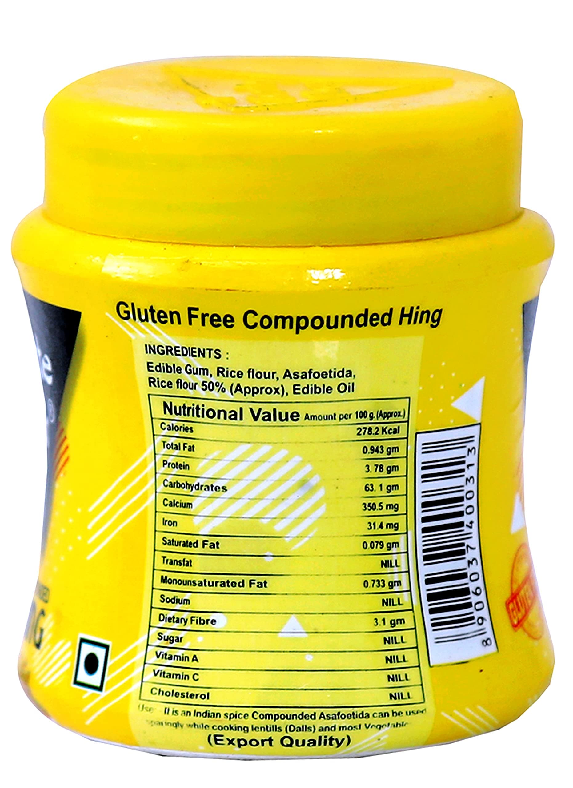 TasteKar Compounded Asafoetida Powder Jar - 100 Gm Natural Strong Hing — image 2