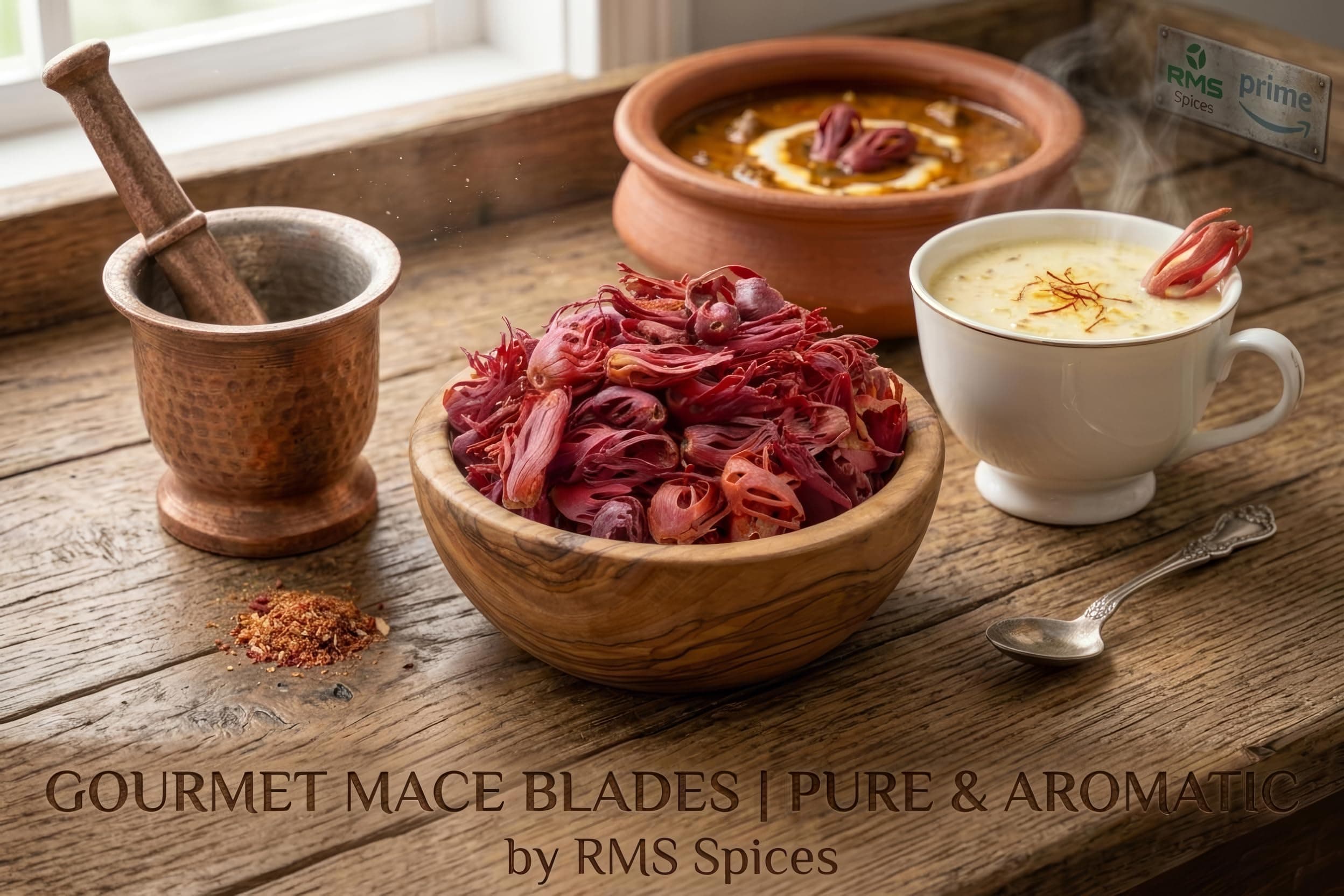RMS Mace Whole - 100 Grams | Javitri, Jathipathri, Jaipatri Spice | Origin: Idukki, Kerala — image 5