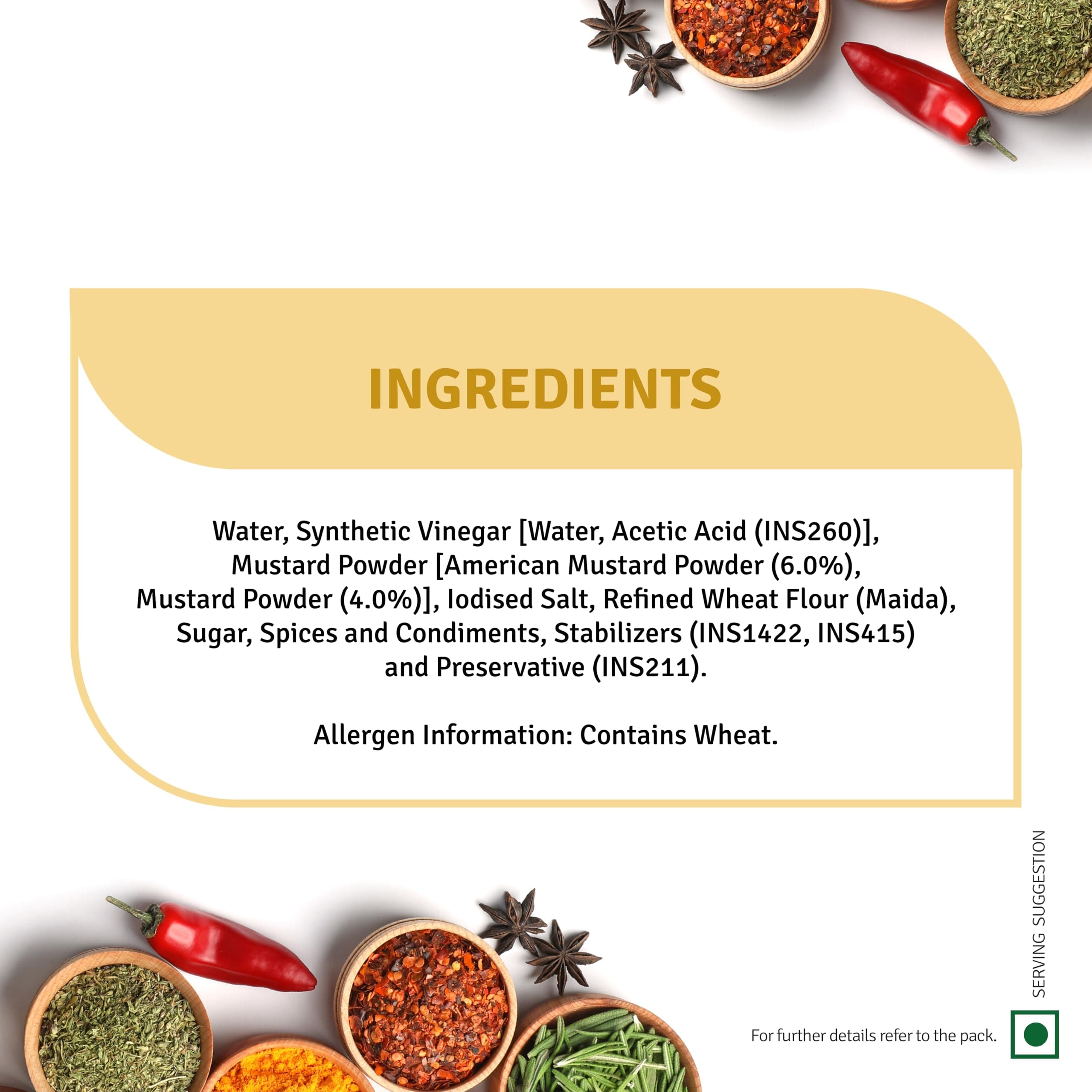 Veeba American Mustard Sauce, 320gram — image 3