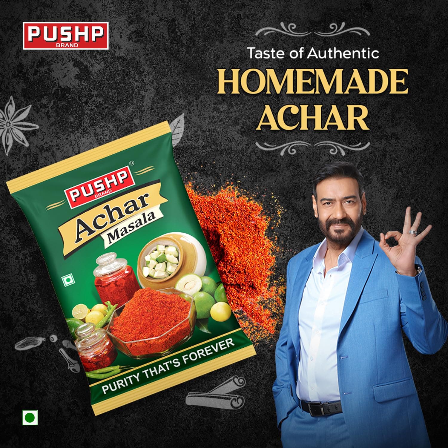 Pushp Achar Masala | 500g | Premium Blend of Traditional Spices | Ready-to-Use Pickle Mix | Authentic Homemade Pickle Masala | No Added Preservatives (Pack of 1) — image 4