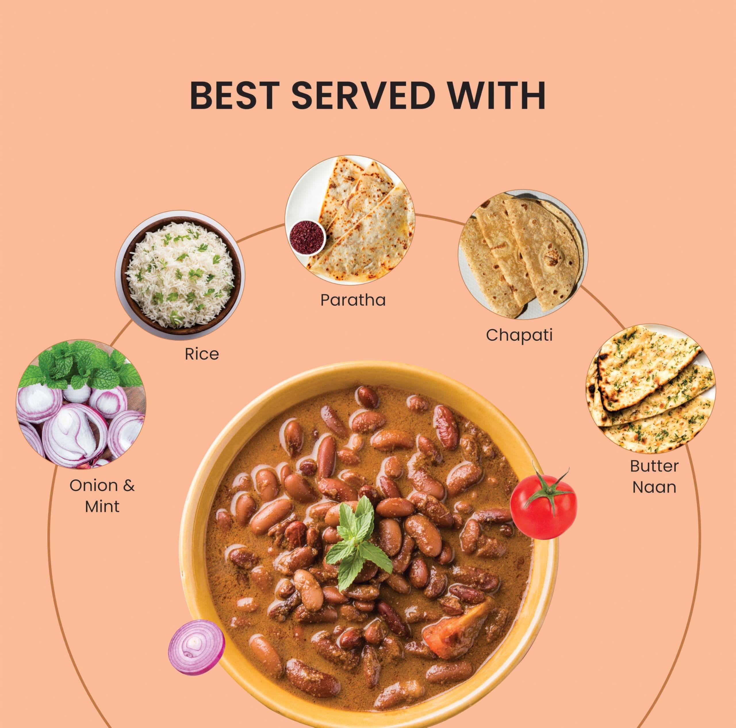 Chandni Chowk Ready to Eat Rajma Masala, Pure Veg, Just Heat and Serve | Restaurant Style Ready to Cook Rajma Masala | No Preservatives Or Artificial Colors | 285gm Pack of 1 — image 5