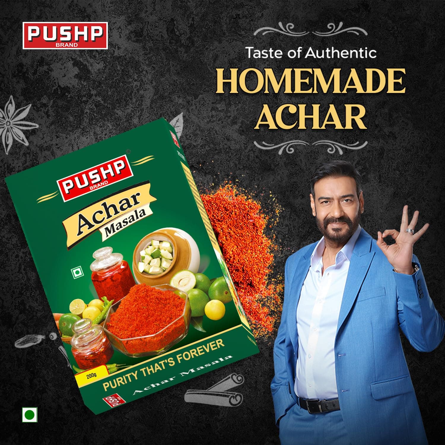 Pushp Achar Masala | 200g Box | Premium Blend of Traditional Spices | Ready-to-Use Pickle Mix | Authentic Homemade Pickle Masala | No Added Preservatives (Pack of 1) — image 4
