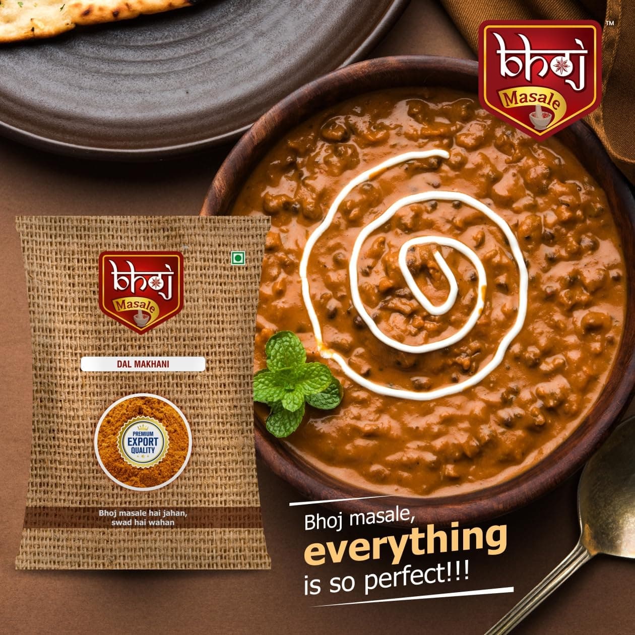 Bhoj Masale Dal Makhani Masala 100 GM | Dal Makhani Masala Natural And Fresh Authentic Spice Blend.No Colour, No Preservatives, No Onion & No Garlic (Jain Masala) — image 6