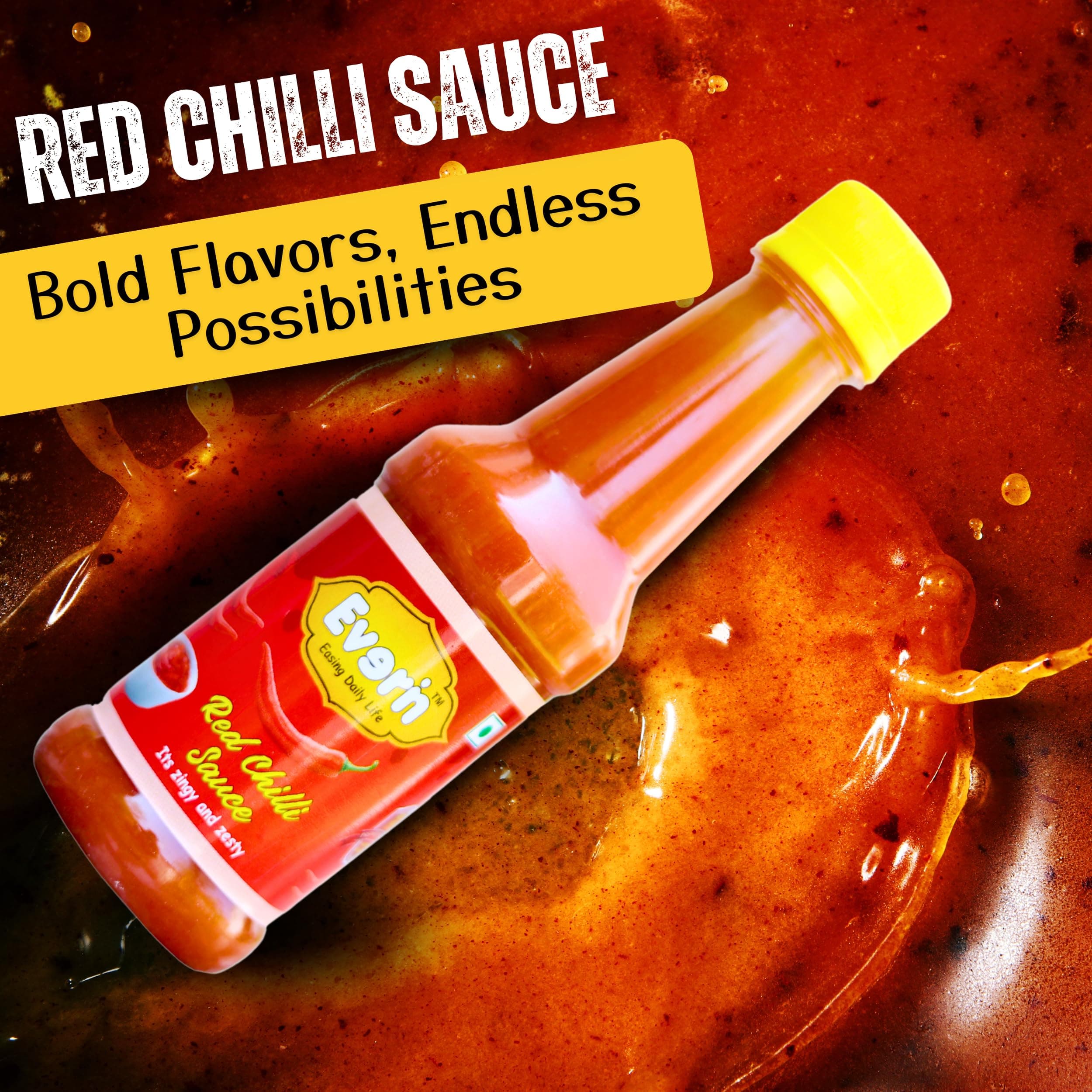 Everin Zingy and Zesty Snack Sauce (No Onion Garlic) : 200 grams - Pack of 2 — image 6