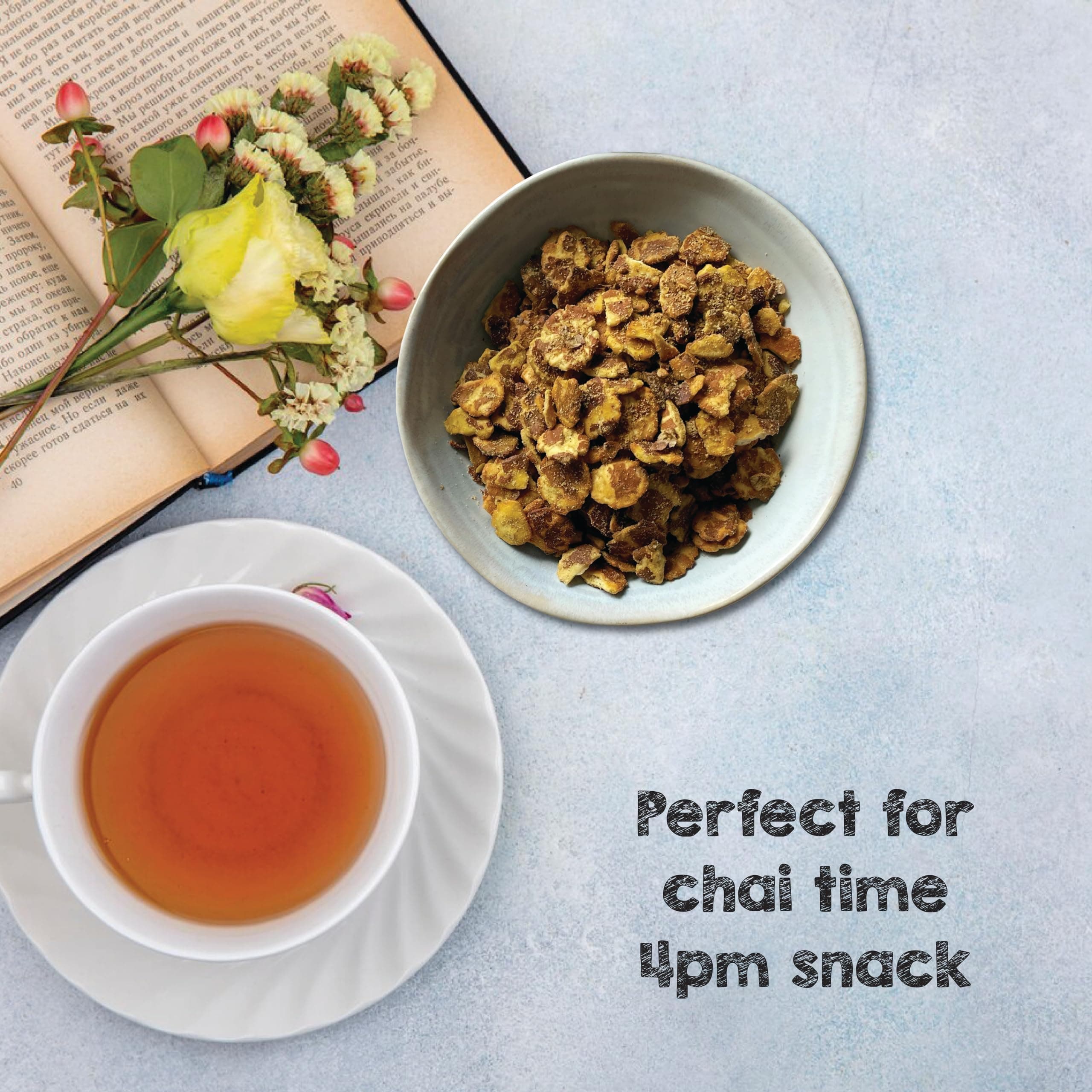 SelfCare By Suman Agarwal Chana Jor Pack of 1 200g | Roasted - No Added Sugar - Vegan | Snacks - Namkeen - Grocery | Spicy Crunchy & Chatpata - Tae time Snakcing | Jain & Travel Friendly — image 5