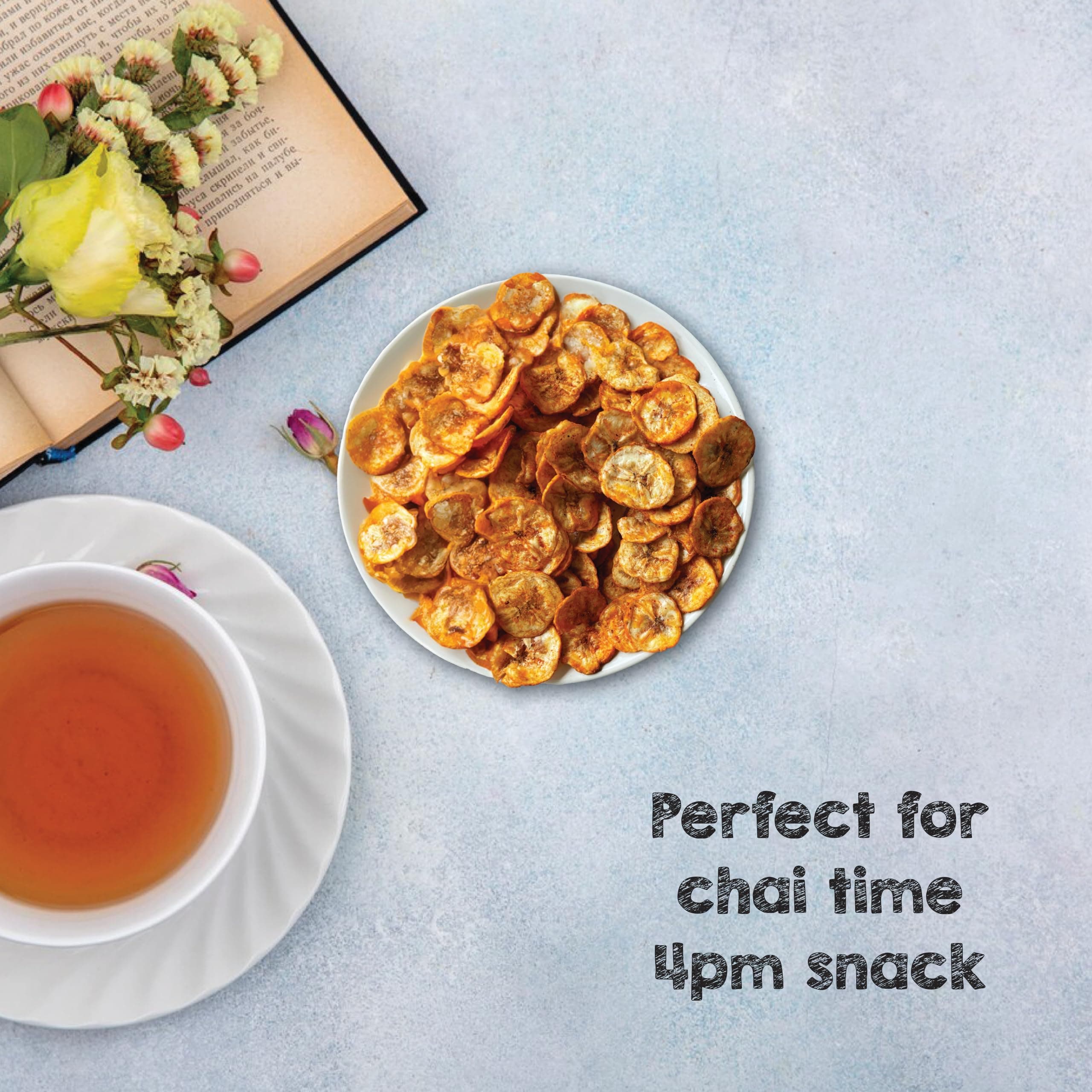 SelfCare By Suman Agarwal Roasted Plantain Chips - Masala Pack of 1 125g | Healthy - Gluten Free | Savoury - Snack - Namkeen - Grocery | Mid Day - Workout - Tea time Snacking | Jain & Travel Friendly — image 6