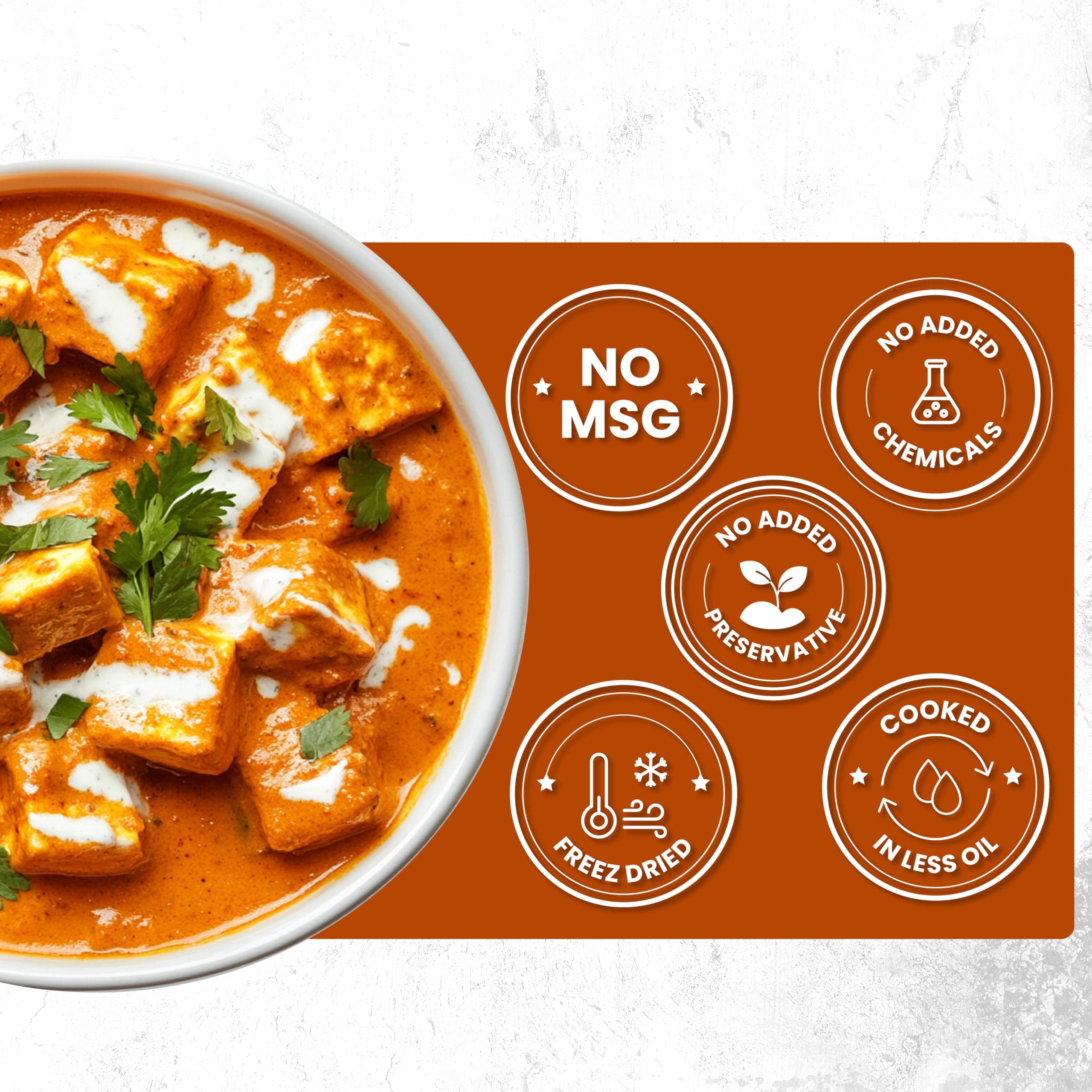 Chericious Jain Paneer Butter Masala | Ready to Eat Freeze-Dried Meal 300g | No Onion, No Garlic | Preservative-Free & Chemical-Free | Healthy, Travel-Friendly & Convenient — image 5