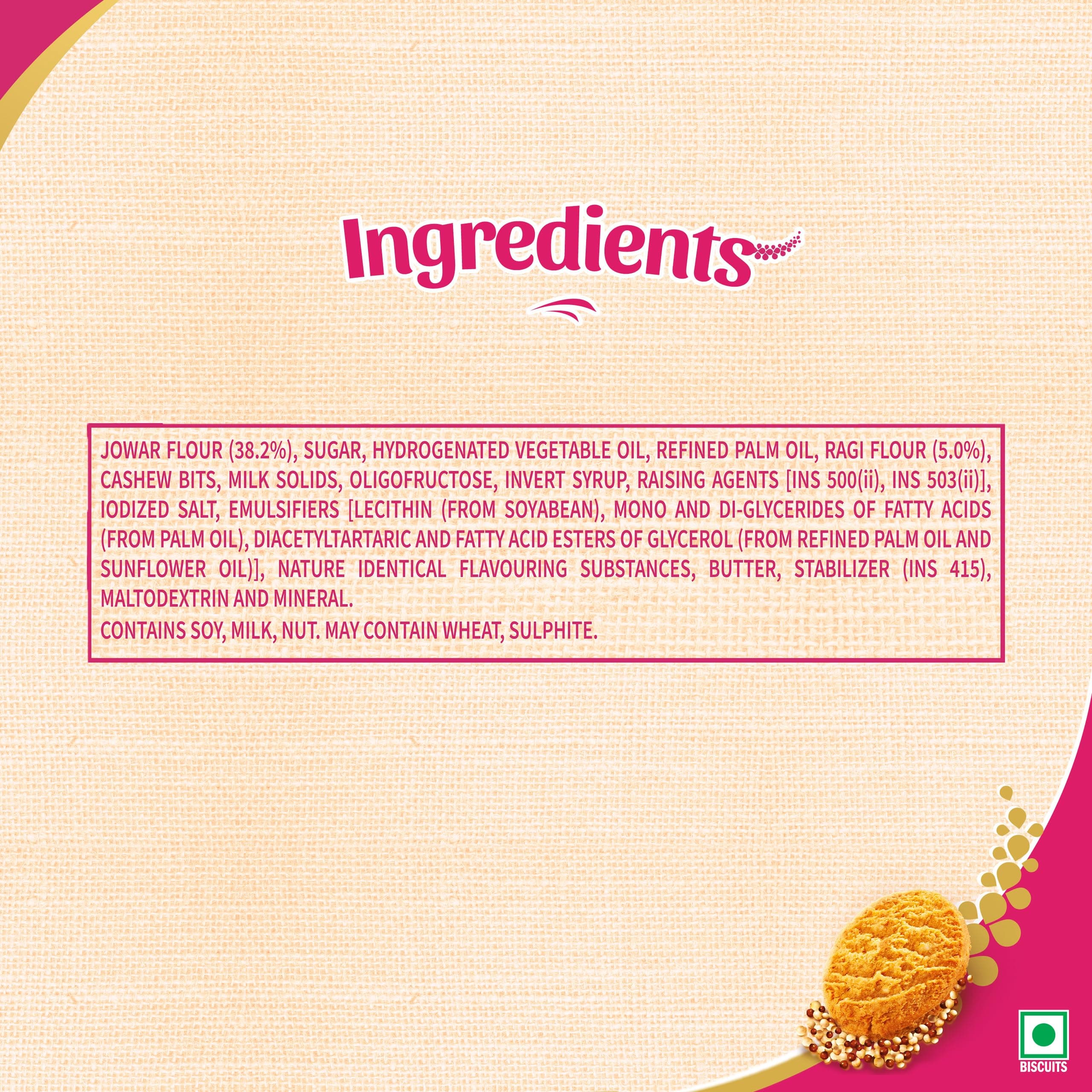 Sunfeast Farmlite Super Millets Ragi & Jowar Cookies, 75g — image 3