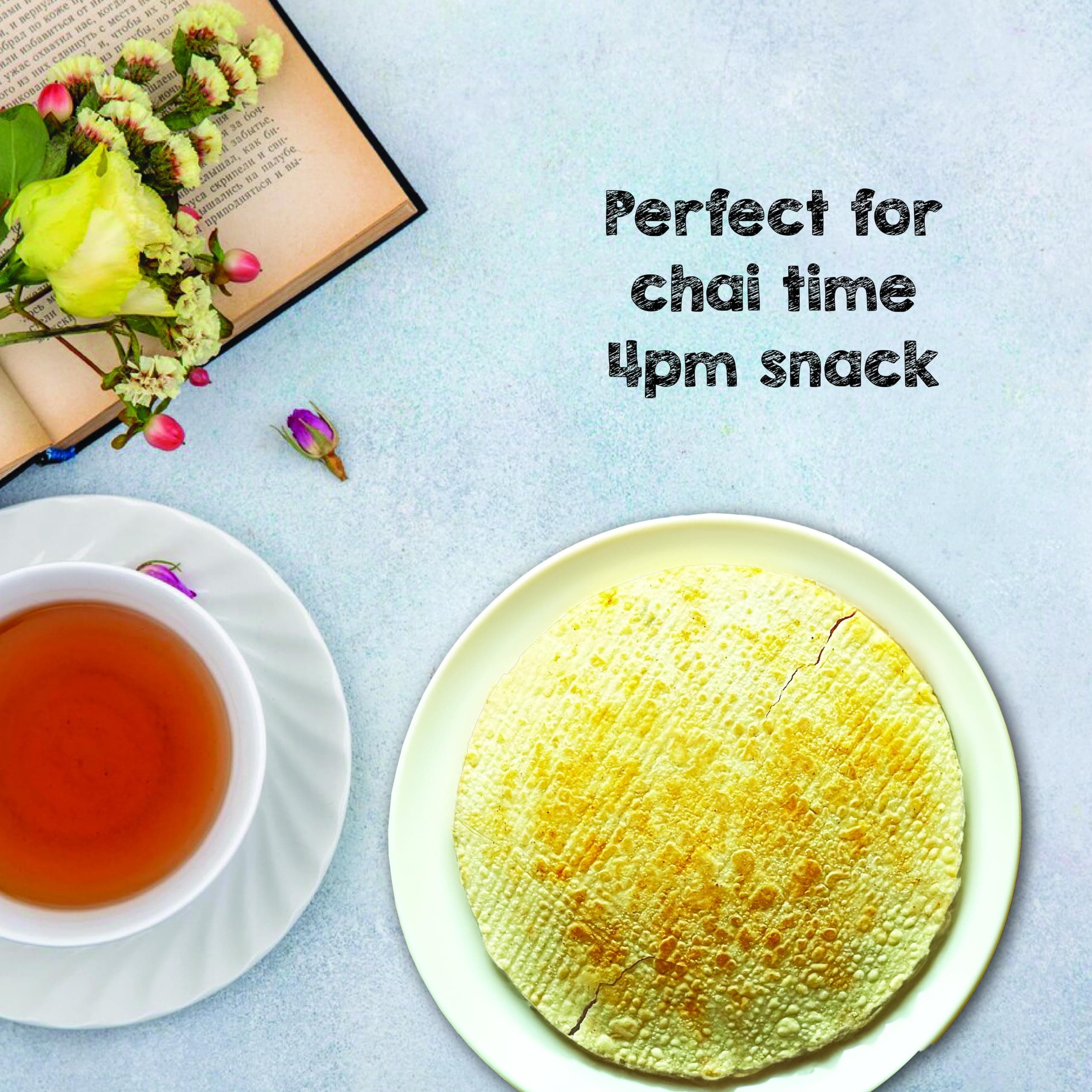 SelfCare By Suman Agarwal Mix Dal Khakhra Pack of 1 250 grams | Roasted-Healthy-Snacks-Crackers-Namkeen-Grocery | Crispy & Chatpata - Tae time - Eat with Dip | Gluten Free - Jain & Travel Friendly — image 6