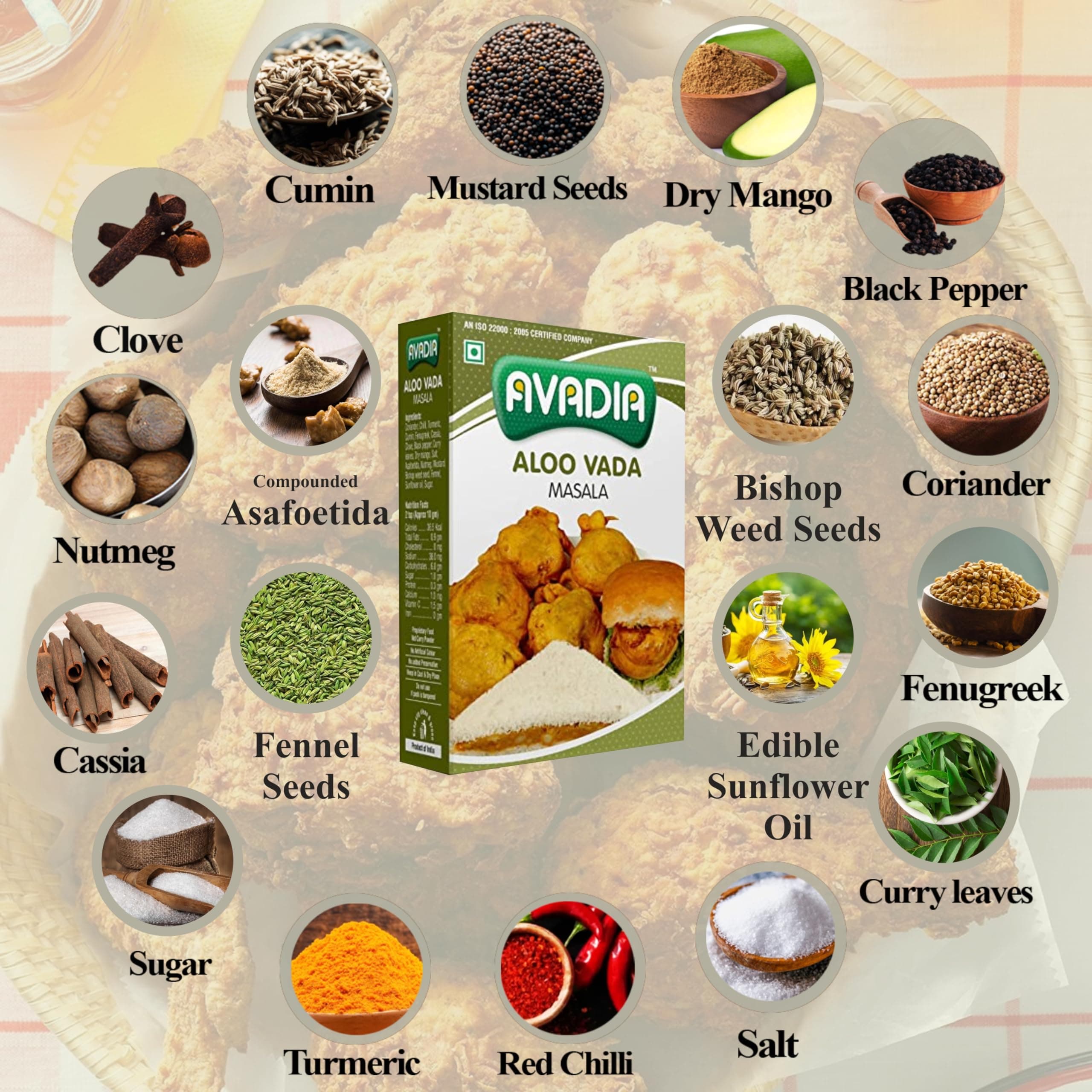 Avadia veg masala(Aloo vada masala, Dabeli masala)-100gm,sweet, spicy,famous Gujarati Kutchi Dabeli — image 6