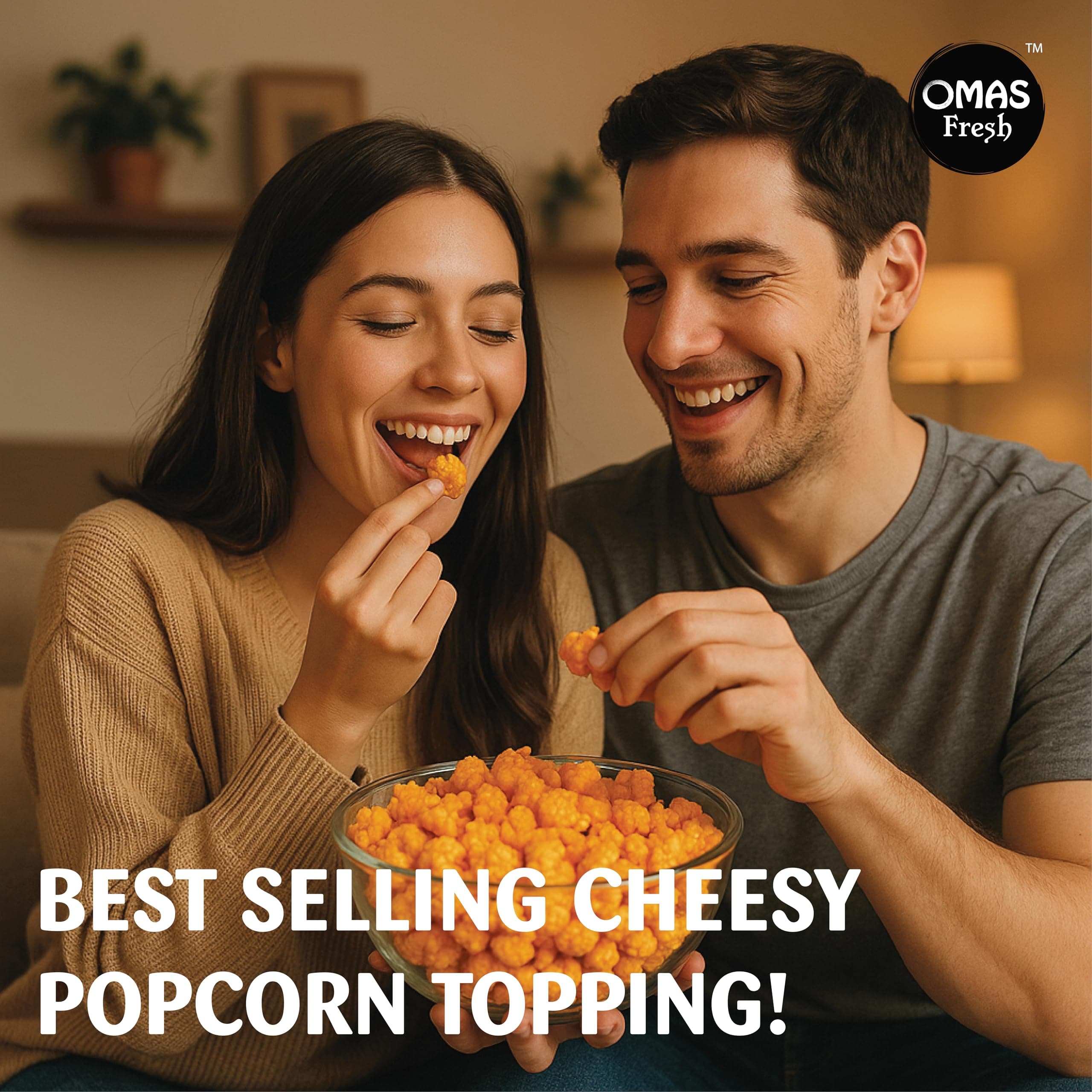 Omas Fresh No Onion No Garlic Noodles Magic Masala & Cheddar Cheese Powder | 250g × 2 Seasoning Combo Pack | Creamy & Spicy Flavours for Pasta, Snacks & Daily Cooking — image 7