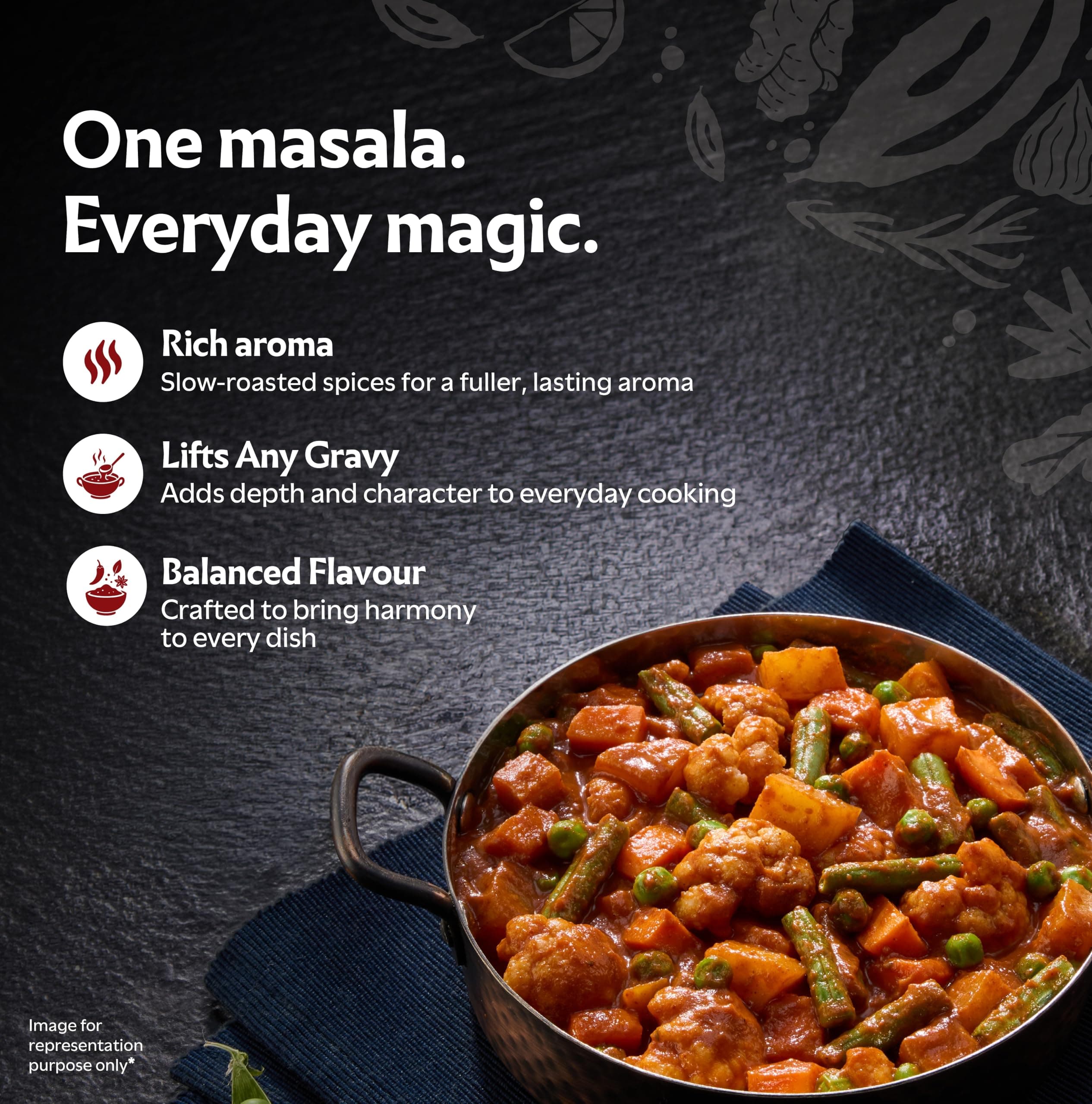 NativOrigins Kitchen King Masala Powder | Slow-Roasted & Traditionally Pounded | 21 Whole Spices | For Sabzi, Paneer & Everyday Gravies | No Additives | 100g — image 7