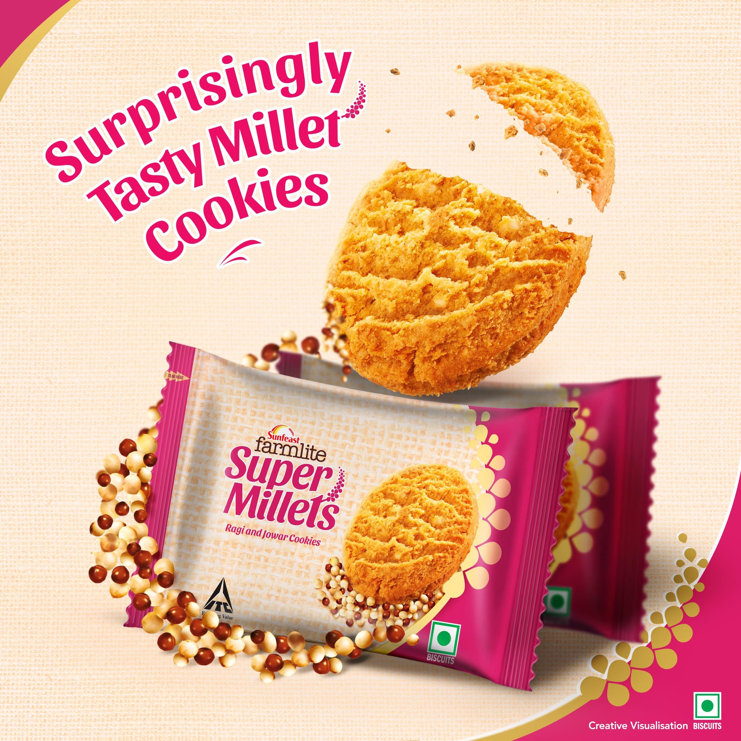 Sunfeast Farmlite Super Millets Ragi & Jowar Cookies, 75g — image 4