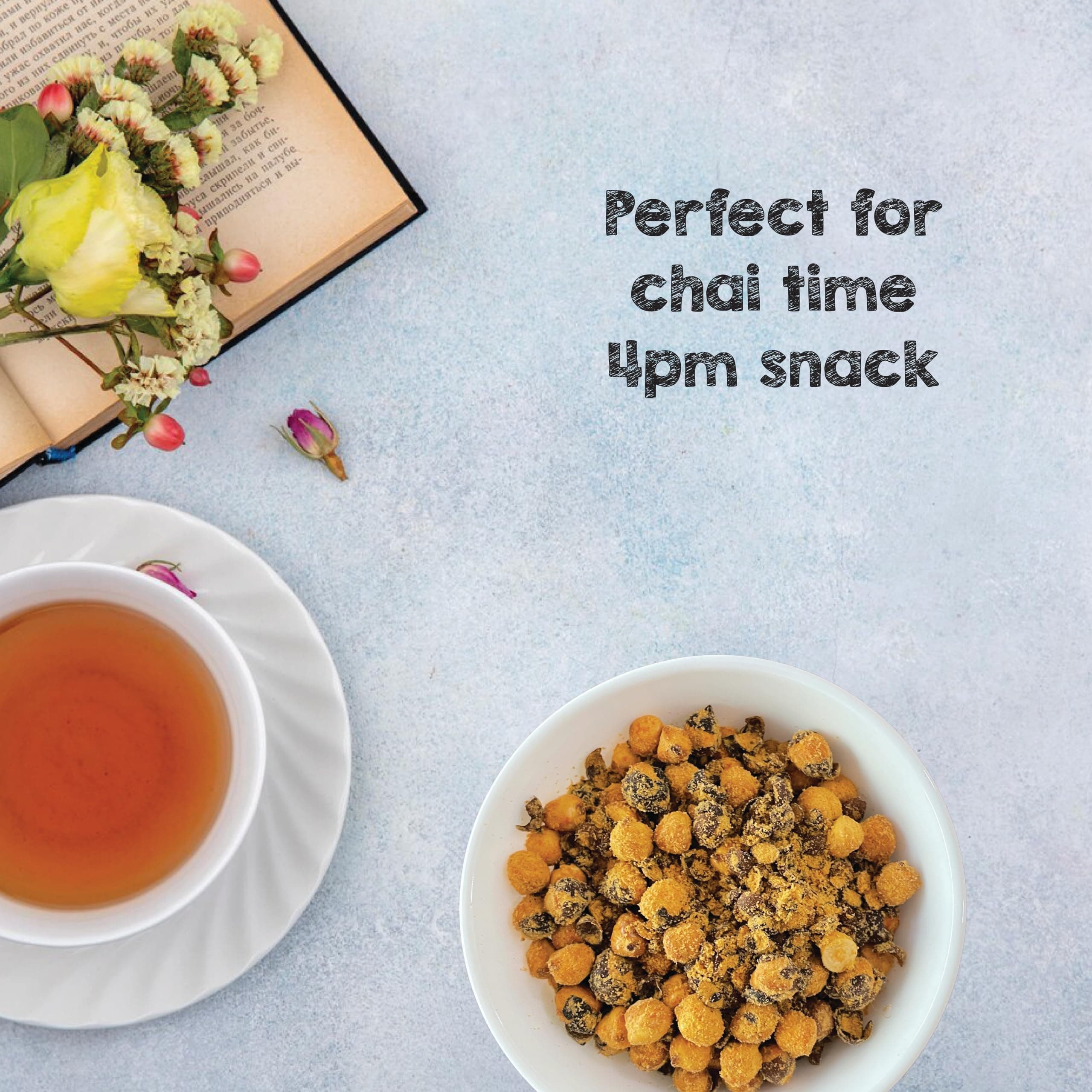 SelfCare By Suman Agarwal Peri Peri Chana Pack of 1 200g | Healthy - Roasted - Gluten free | Snacks - Namkeen - Grocery | Crispy - Chatpata - Tea time Snacking | Travel & Jain Friendly — image 6