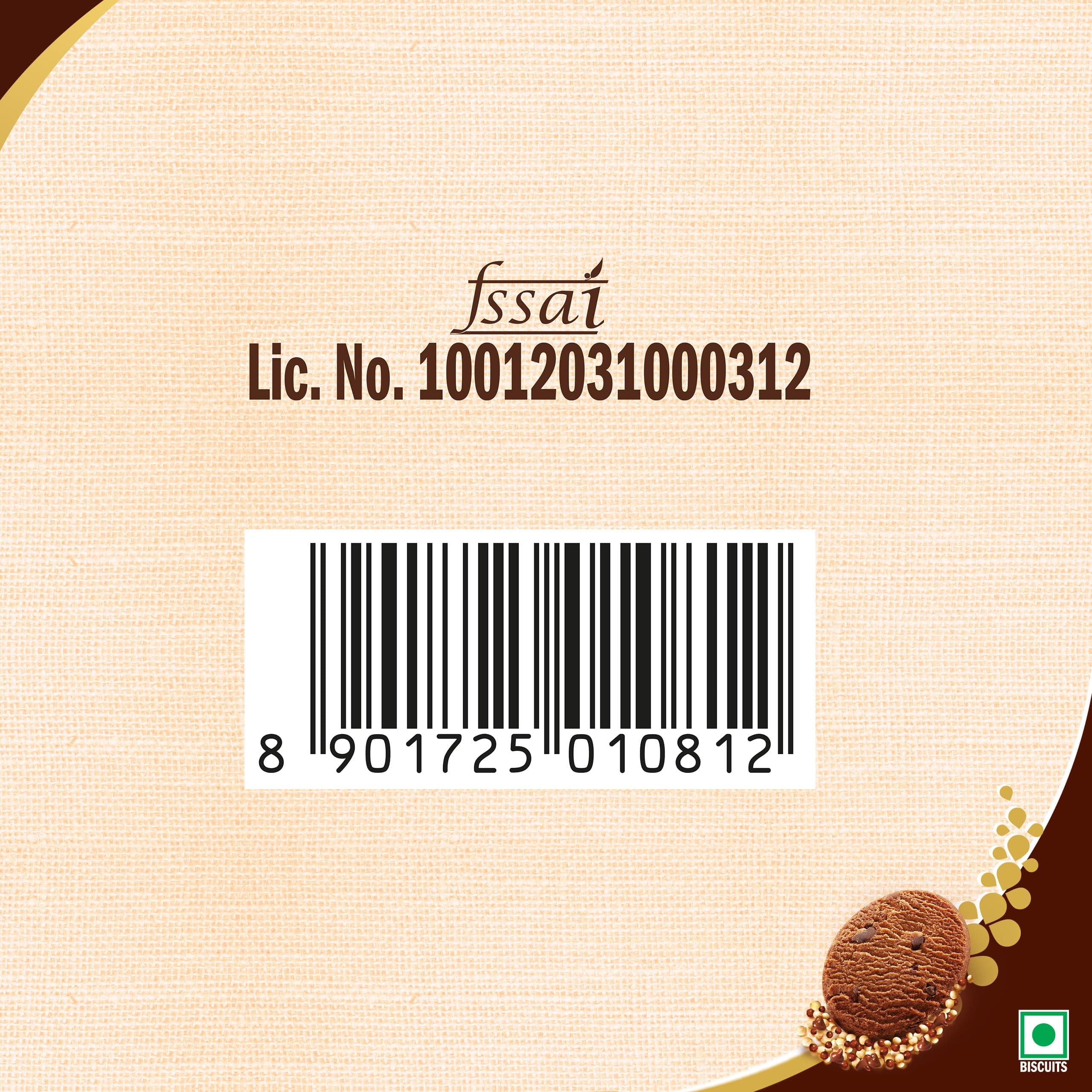 sunfeast Farmlite Super Millets Ragi and Jowar Chocochip Cookies, Delightfully Tasty & Crunchy, Made with No Added Maida, Millet Biscuits, 75g — image 8