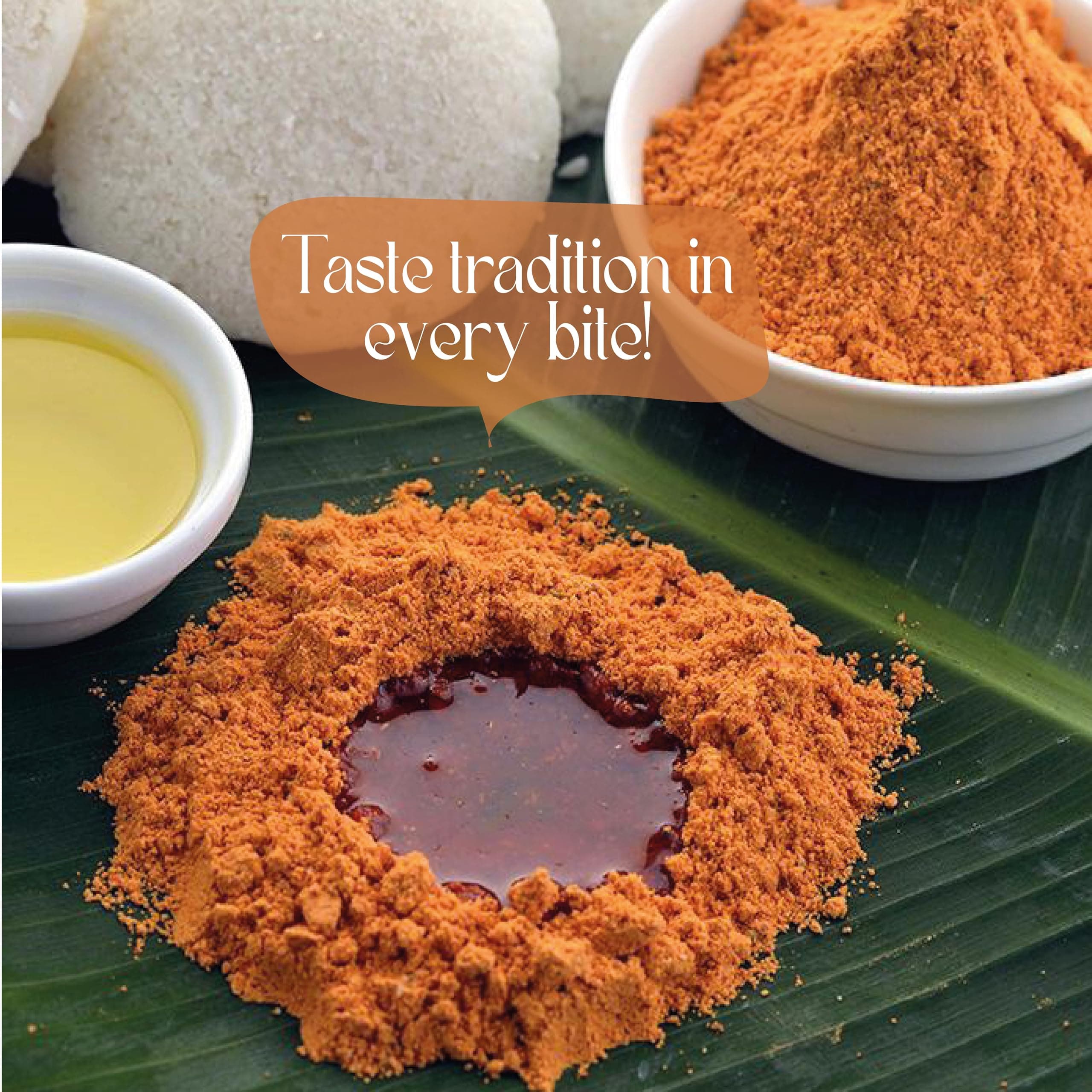 Omas Fresh South Indian Kerela Podi Chutney Instant Mix Powder Perfect for Dosa, idli, Uttapam (Just Add Curd/Water to Use) (70g, Kerela Podi Chutney) — image 2