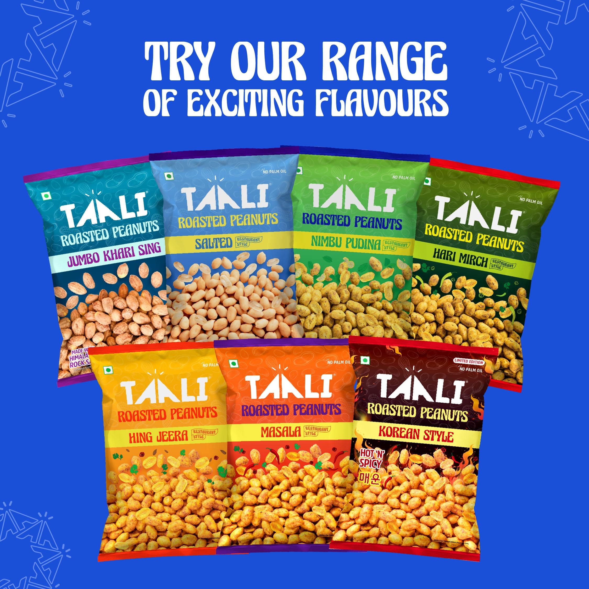 Taali Roasted Peanuts - Salted Peanuts |Crunchy Healthy Snacks | No Trans Fat, Gluten free, Roasted Not Fried (Pack of 4 x 150 gms)(weight may vary) — image 9