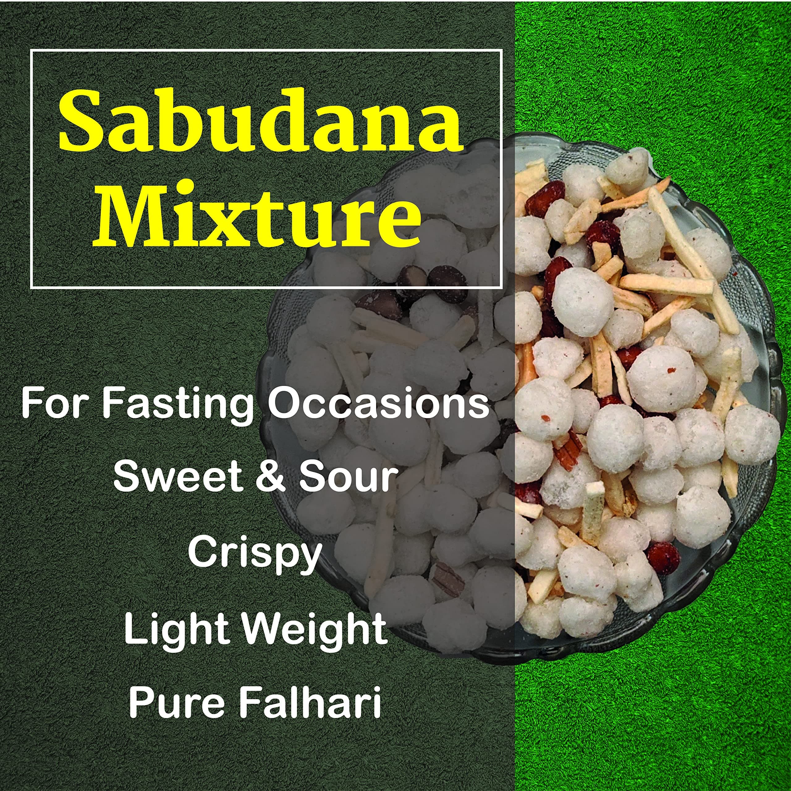 Santushti Namkeen Sabudana Mixture 350g | Sweet & Crunchy Falahari Snack Made in Groundnut Oil | Vrat Upwas Namkeen | Satvik Fast-Friendly Mixture | No Onion Garlic | Suitable for Fasting Days — image 2