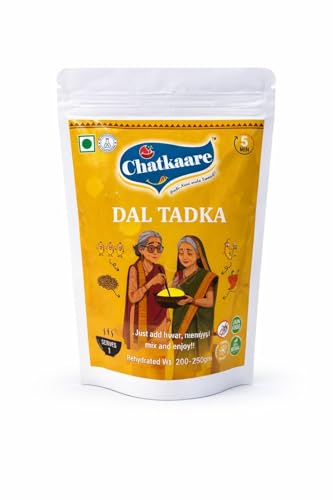 Instant Dal Tadka 60g | No Onion No Garlic | Homestyle Dal Flavor | Pack of 1