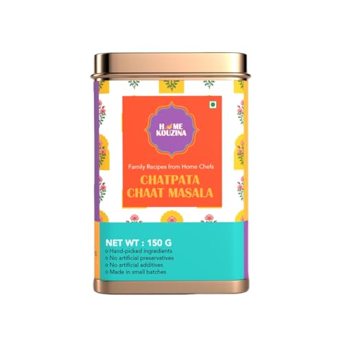 Home Kouzina Chatpata Chaat Masala - 150g | Perfect for Chaats, Salads, Fruits and Snacks | Ready to Use | No Artificial Additives | Made in Small Batches | 100% Natural Ingredients