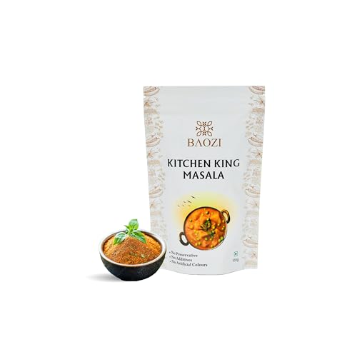 BAOZI Kitchen King Masala 100g - 100% Pure & Aromatic Spice Blend | Perfect for Flavorful Vegetable Dishes, Curries & Indian Cooking
