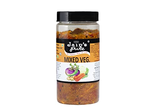 JAIN'S PURE MIXED VEGETABLE ACHAR, 400 GM