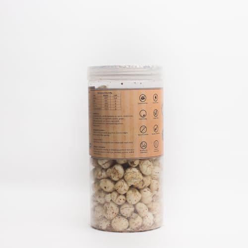Mooddy Munch Chat Masala Jain Flavour & Roasted Makhana (70g) Indian Snacks, Jain Variety, No Onion No Garlic.
