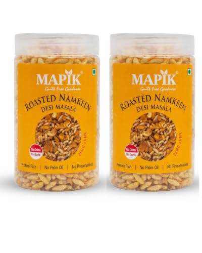 Mapik Roasted Namkeen Desi Masala, 150 gm each, Pack of 2