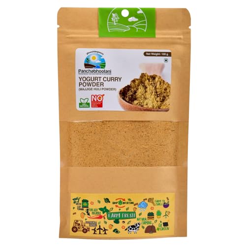 Panchabhootani Majjige Huli Powder 100g | South Indian Flavours , Quick and Satisfying Meal, Ready to Use, Ready Mix, Easy Receipe, Natural Ingredients Used , No Artificial Colour, Goodness of Spices