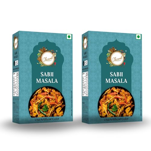 Chounk Sabji Masala -100g (Pack Of 2 x 100g) | Make Home Recipe Like Restaurant | Blended Spices Mix | Healthy Delicious & Flavourful Cooking | No Artificial Flavours | No Preservatives | Ready Masala Powder