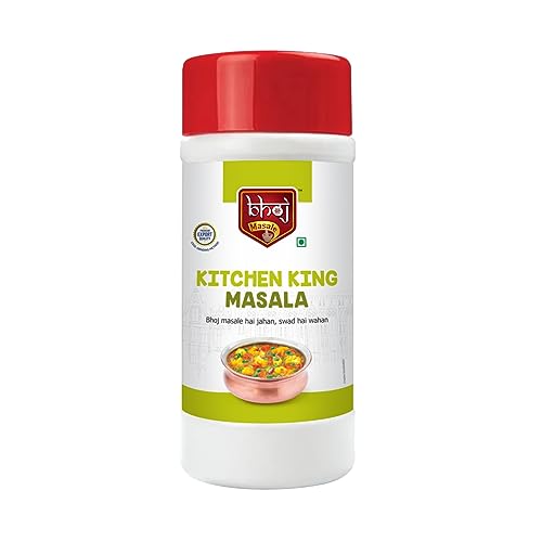 Bhoj Masale Kitchen King Masala Net 450GM (Gross 500gm) | Exotic Indian Masala Spices | Essential for Any Kitchen Dish | Natural Spices Mix. No colour, no preservatives, No Onion & No garlic (Jain Friendly)