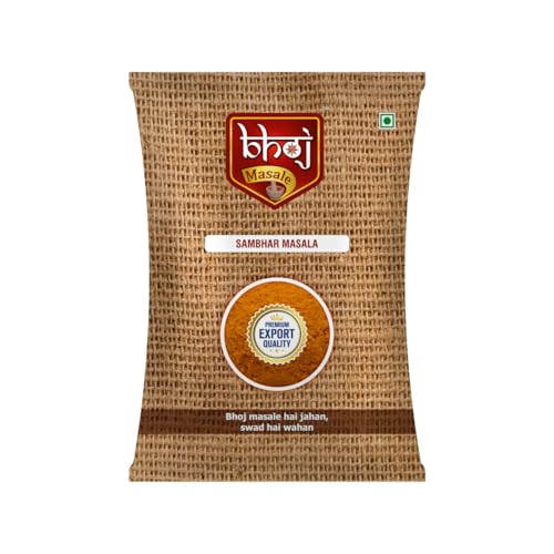 Bhoj Masale Sambhar - 100GM | Aromatic Spice for Flavorful Indian Cooking | For Flavorful Cooking | No Artificial Flavor Added. No onion and no garlic added (Jain Masala)