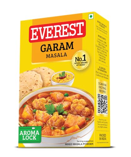 Everest Garam Masala – 100g | Aromatic 13-Spice Blend for Curries, Gravies & Indian Cooking | Fine-Ground Garam Masala Powder for Rich Colour & Balanced Flavour